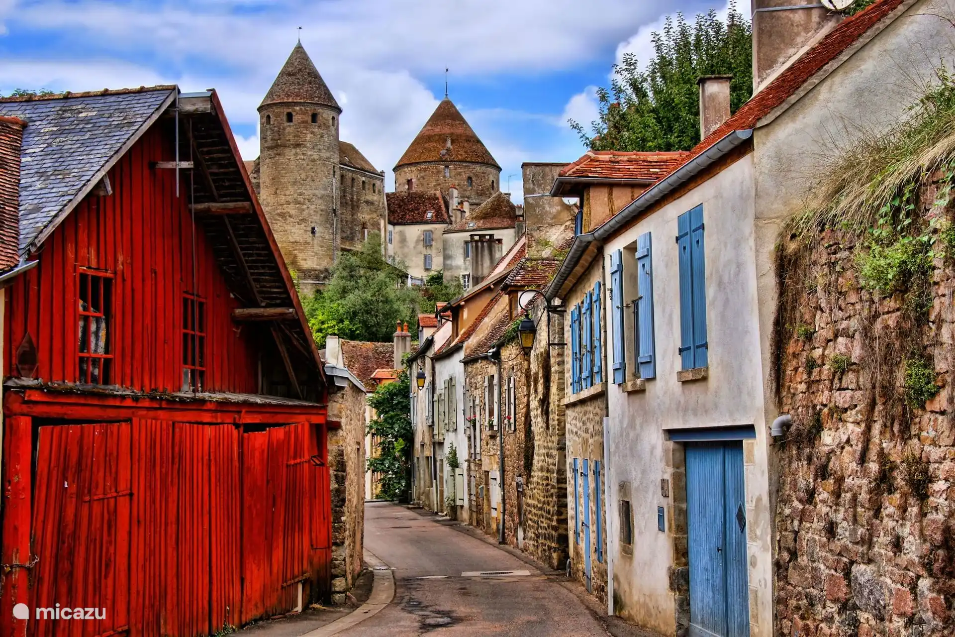 Middeleeuwse stad Semur en Auxois