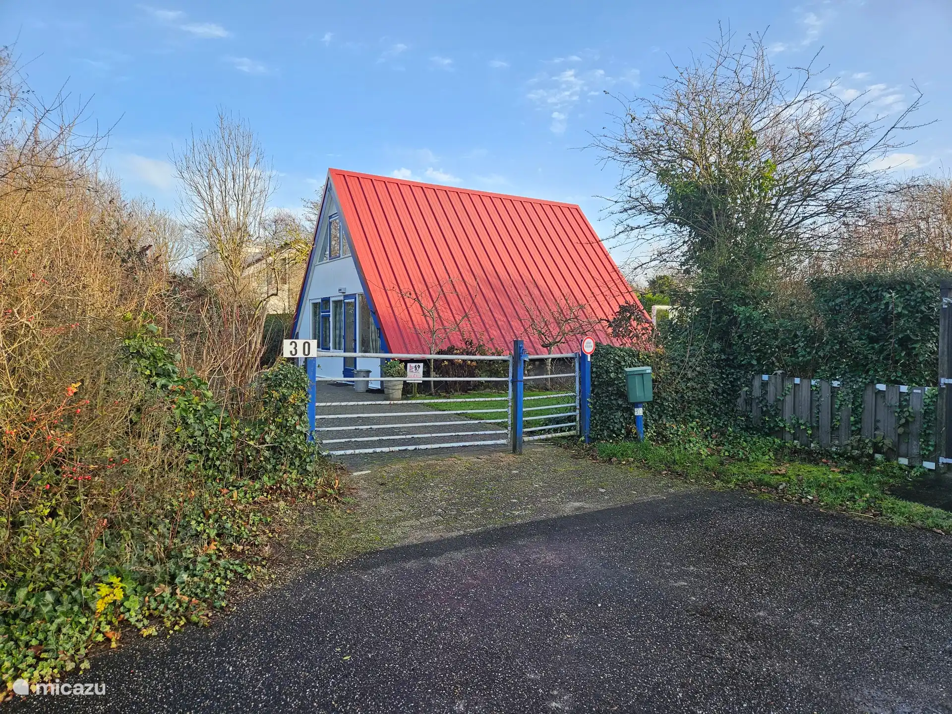 Voorkant vakantiewoning 