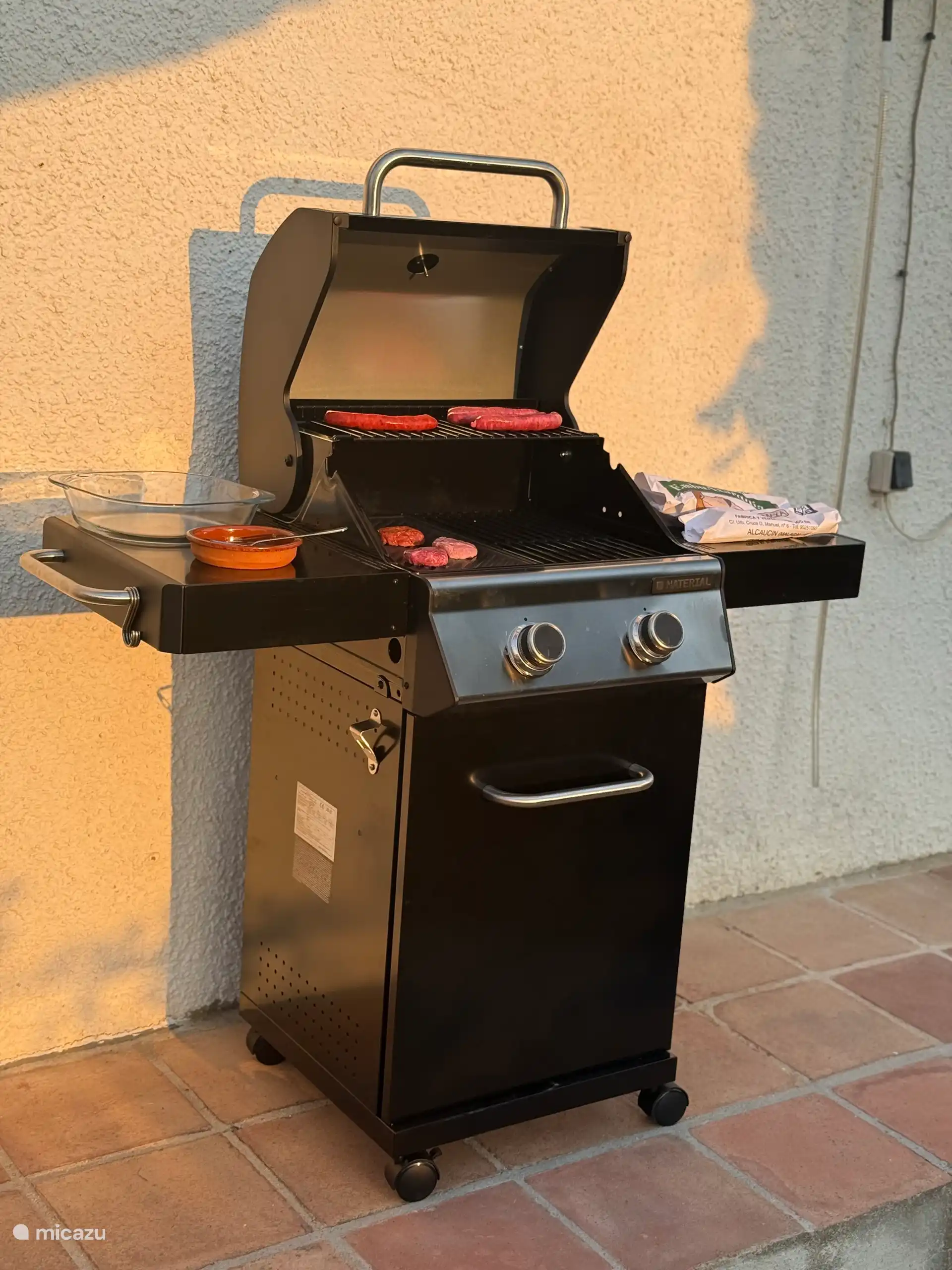 Barbacoa de gas