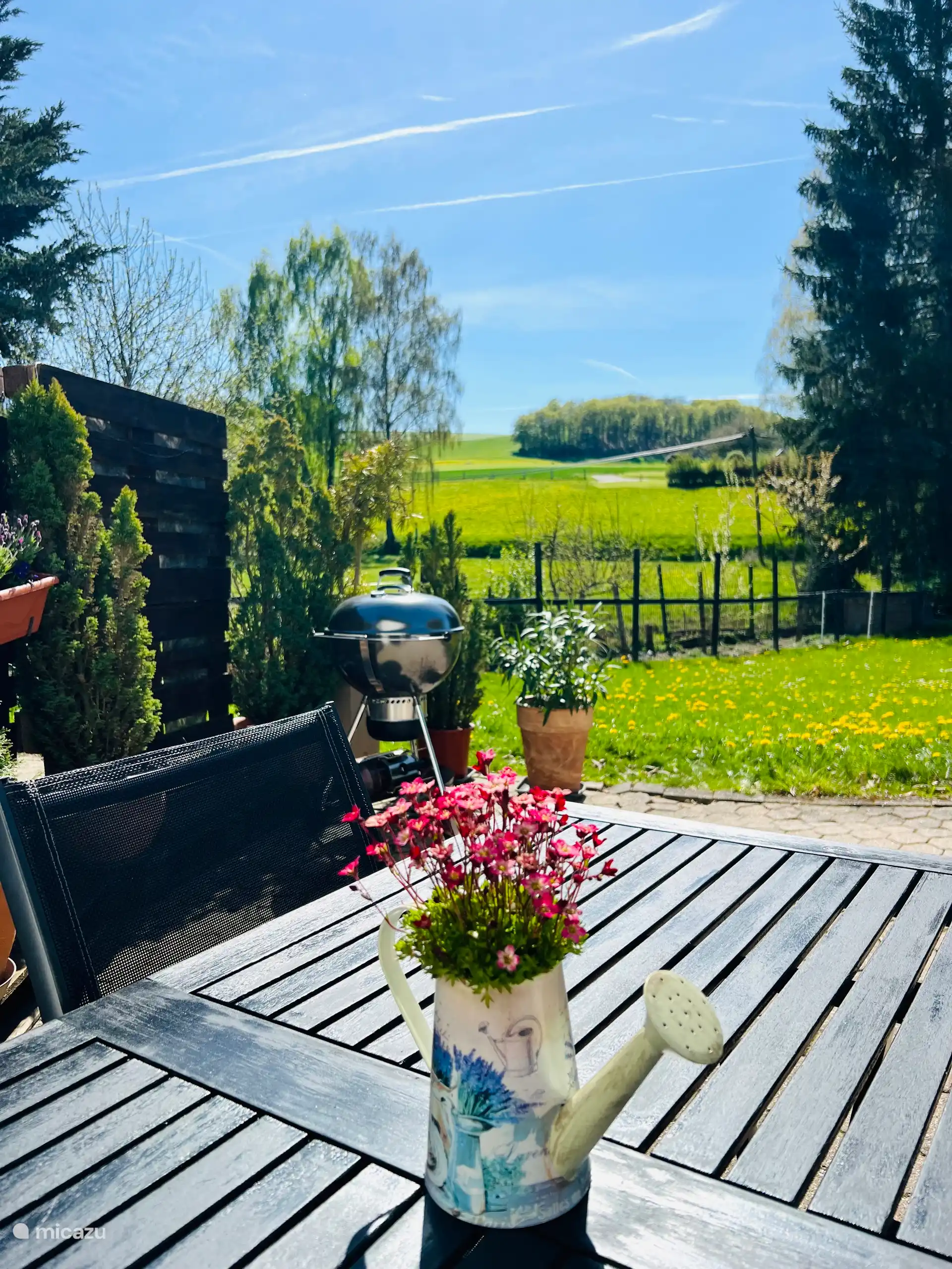 Uitzicht vanaf het terras