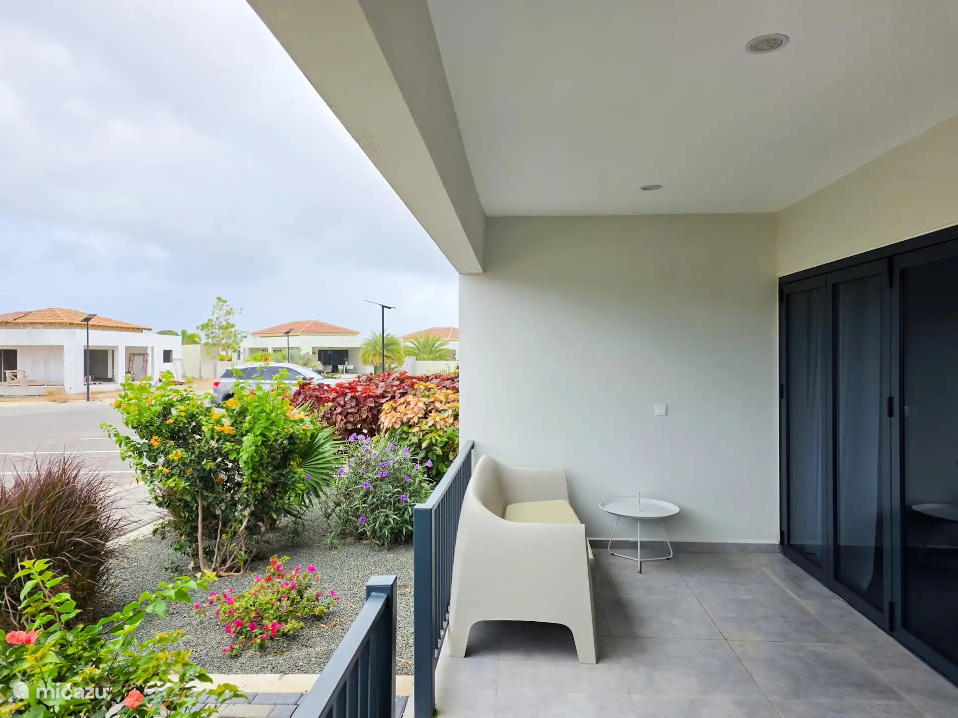 Terraza y jardín