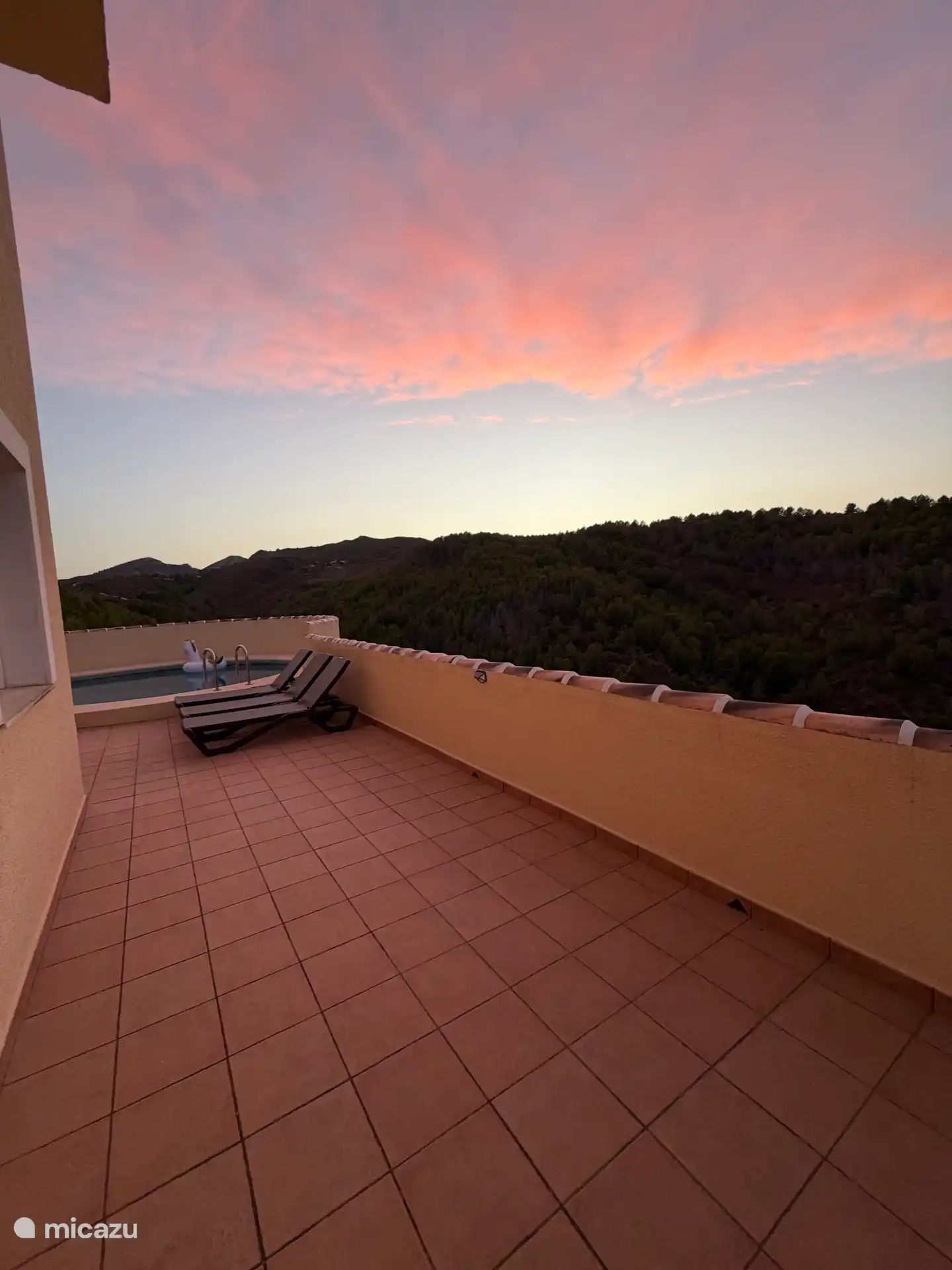 Terrace by the pool