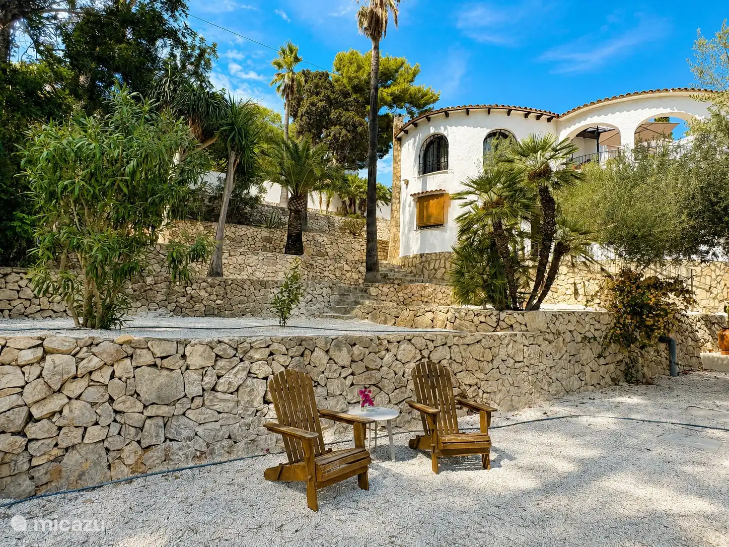Terrasses sur la parcelle
