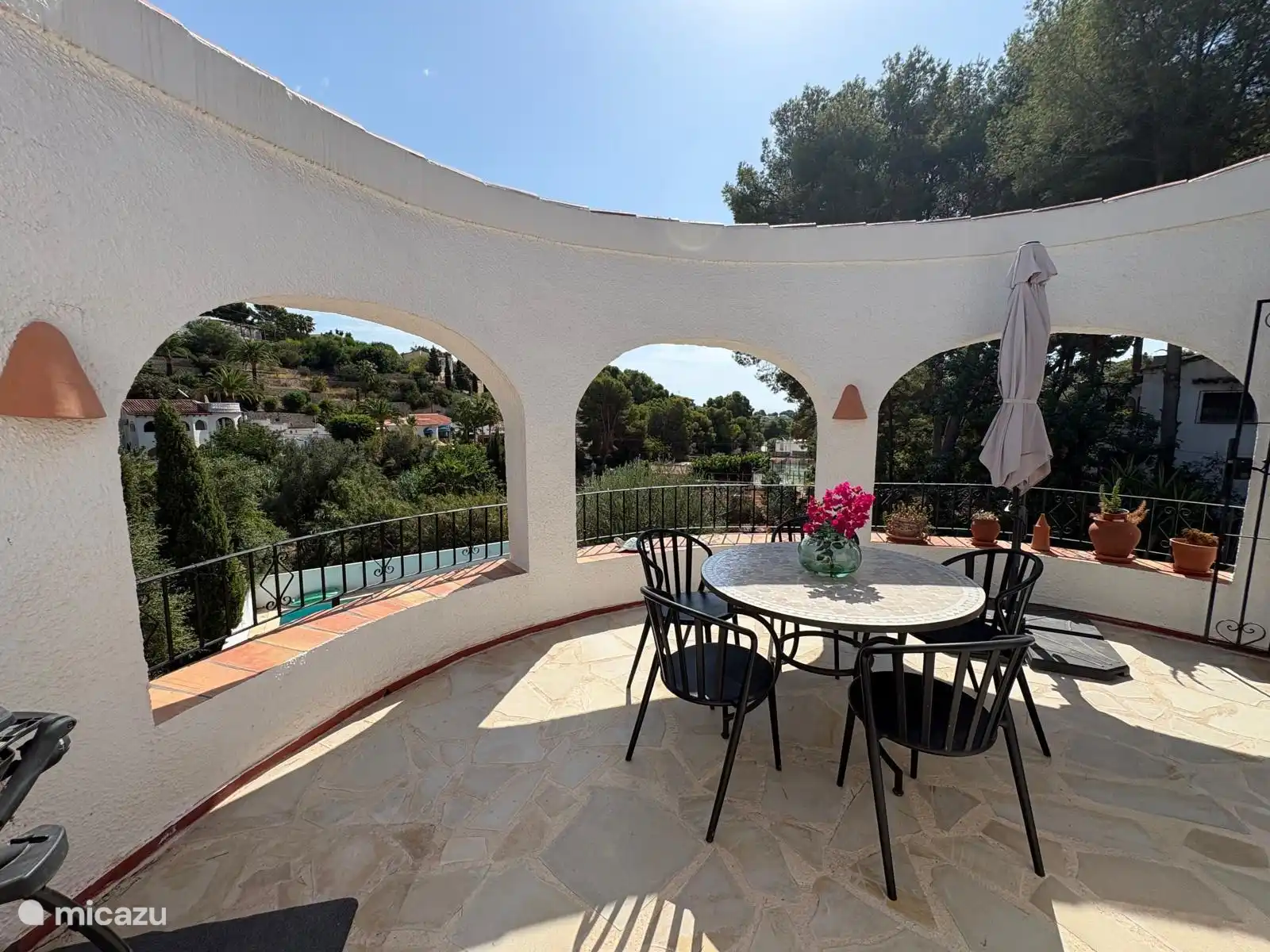 Terrasse à l’étage supérieur