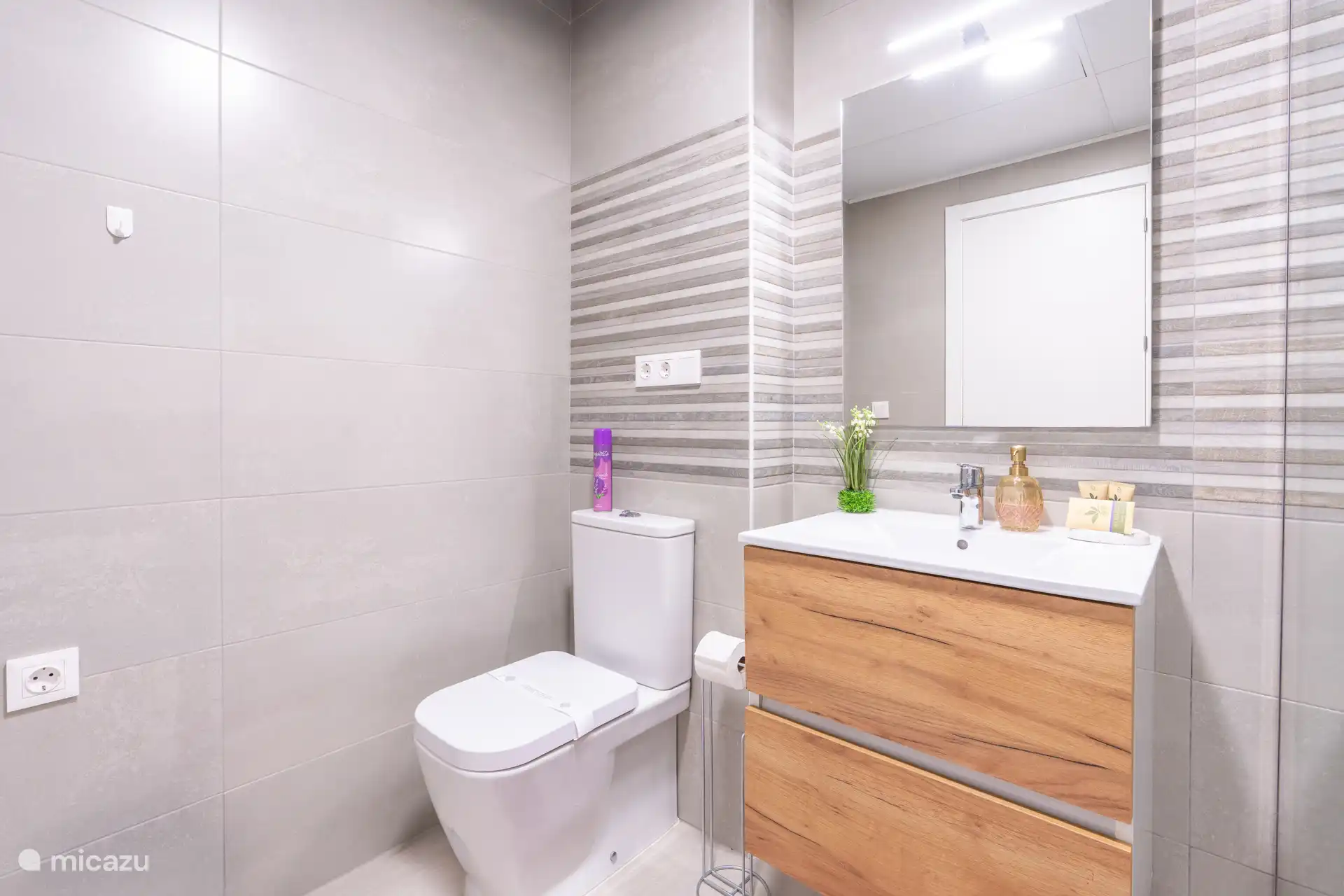 Deuxième salle de bain au deuxième étage.