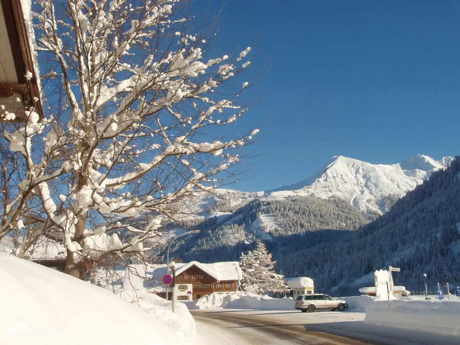 Doorgaans volop sneeuw in het Kleinwalsertal