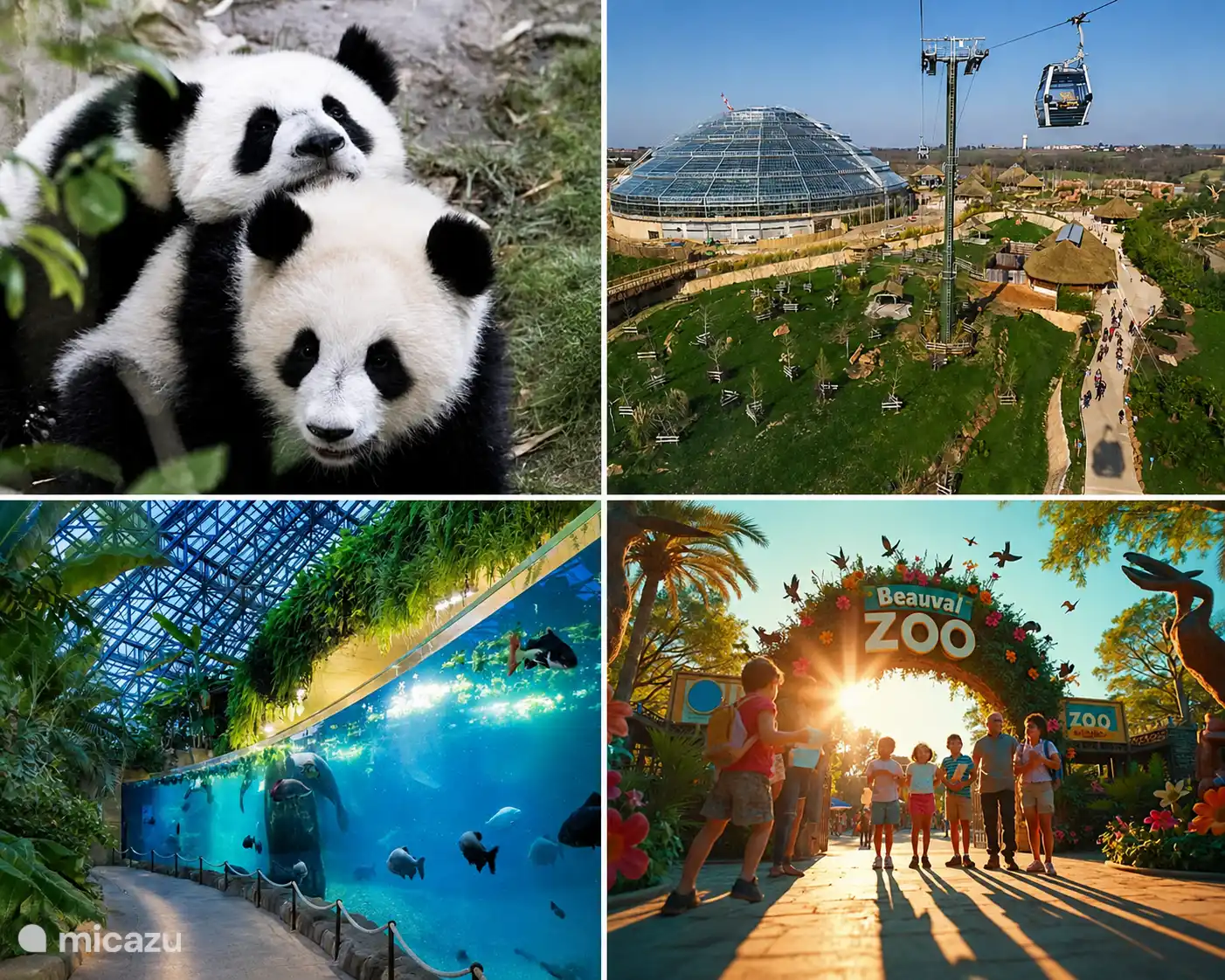 At 1 a.m. – ZooParc de Beauval, one of the most beautiful zoos in the world, with its famous pandas, cable car and immersive worlds for the whole family.
