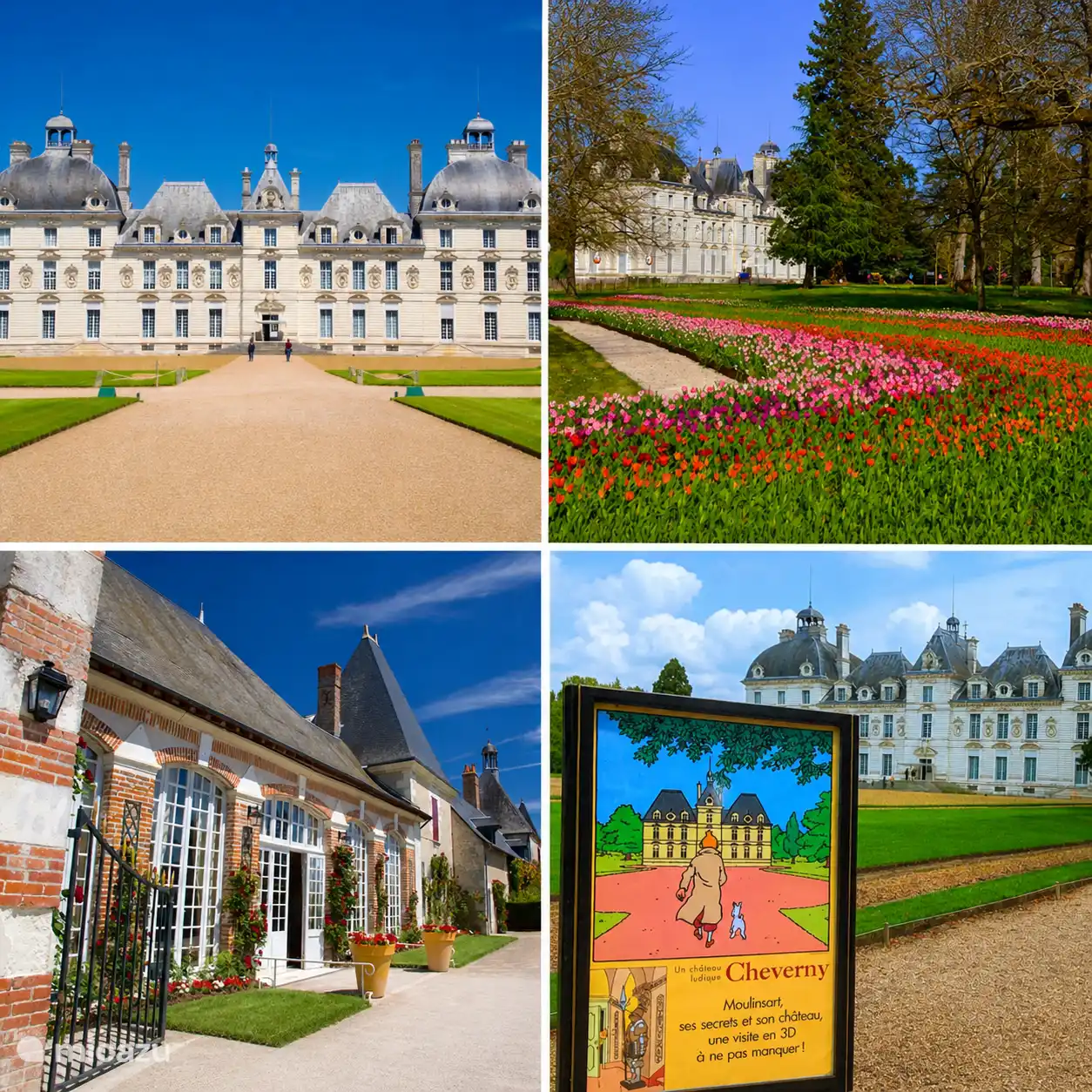 40 minutes away – Château de Cheverny, French elegance and remarkable gardens, with the added bonus of a nod to the world of Tintin.