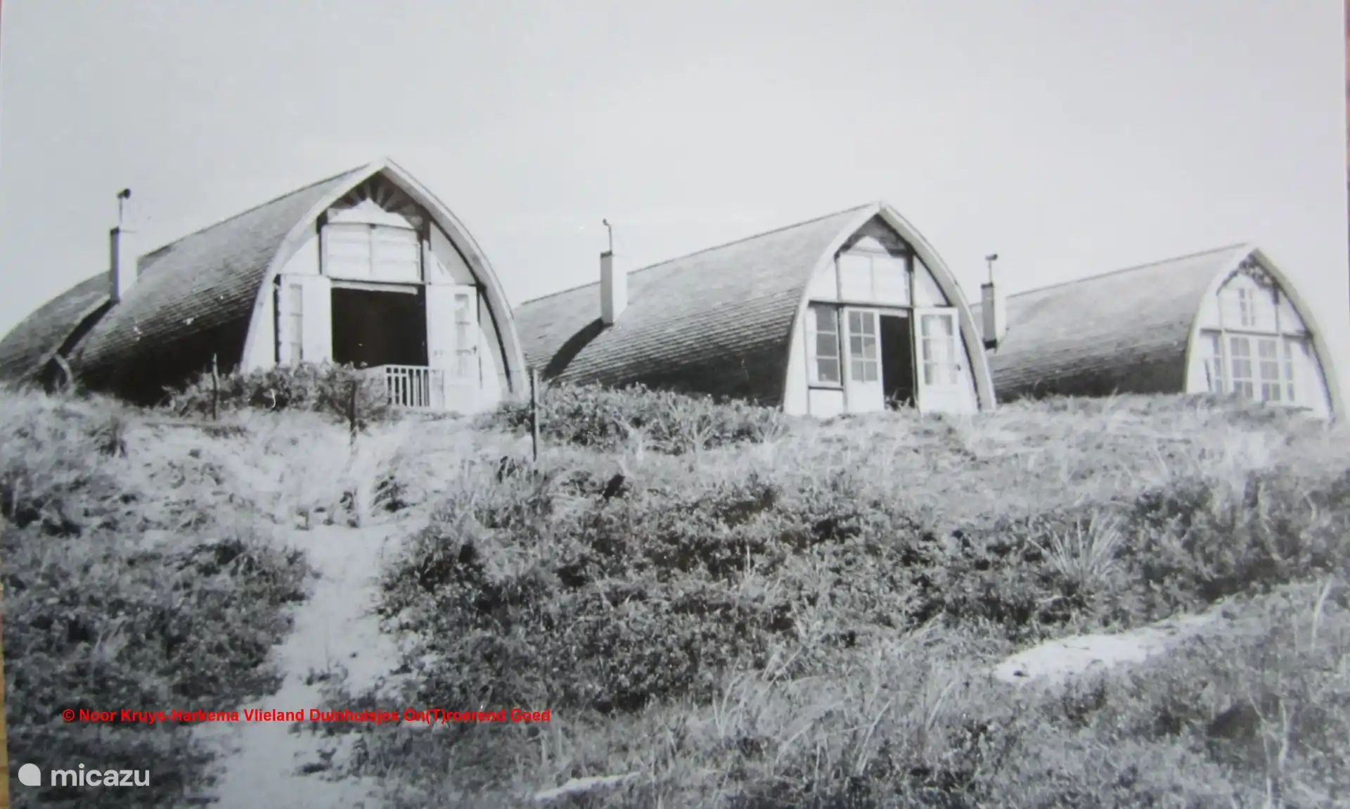 First holiday homes on Vlieland