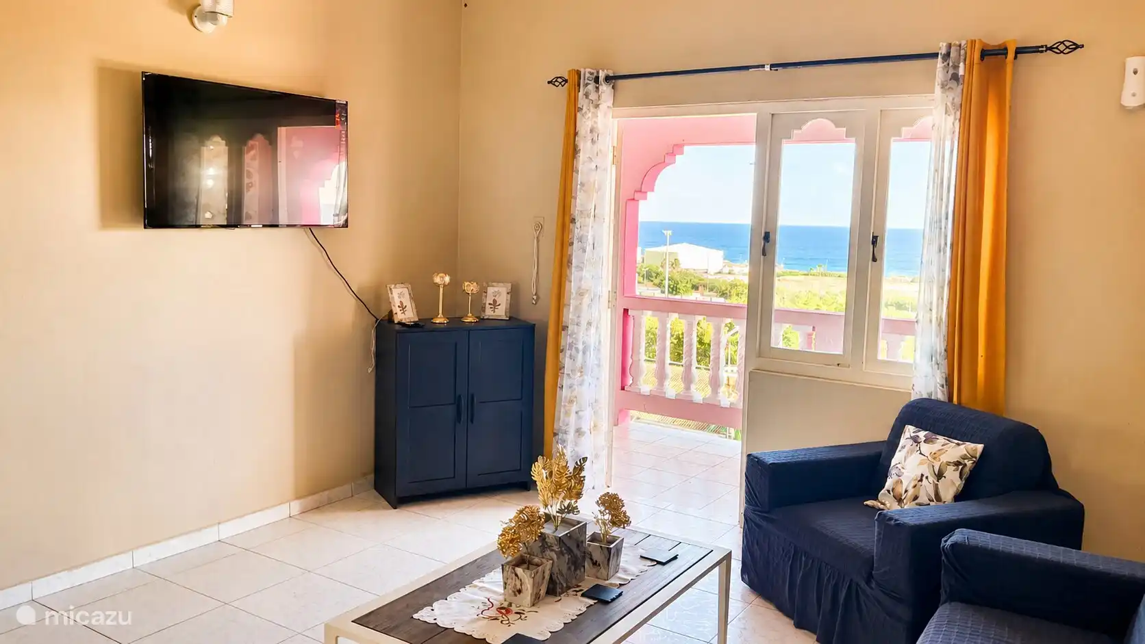 Balkon mit Ozeanblick Willemstad in Curaçao, Curacao-Mitte, Piscadera - appartement