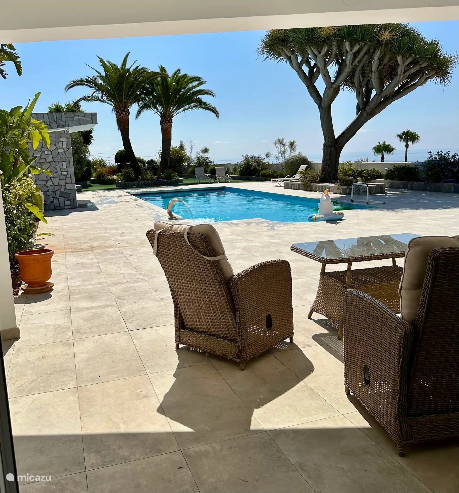 Pool and outdoor furniture