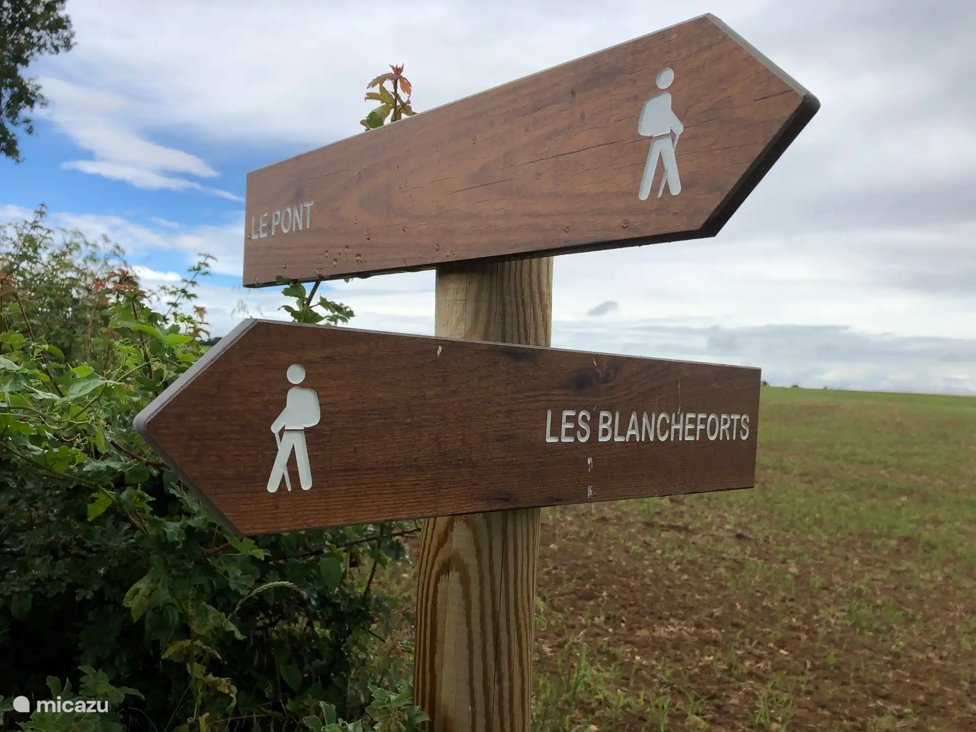 Gemarkeerde wandel- en fietsroutes