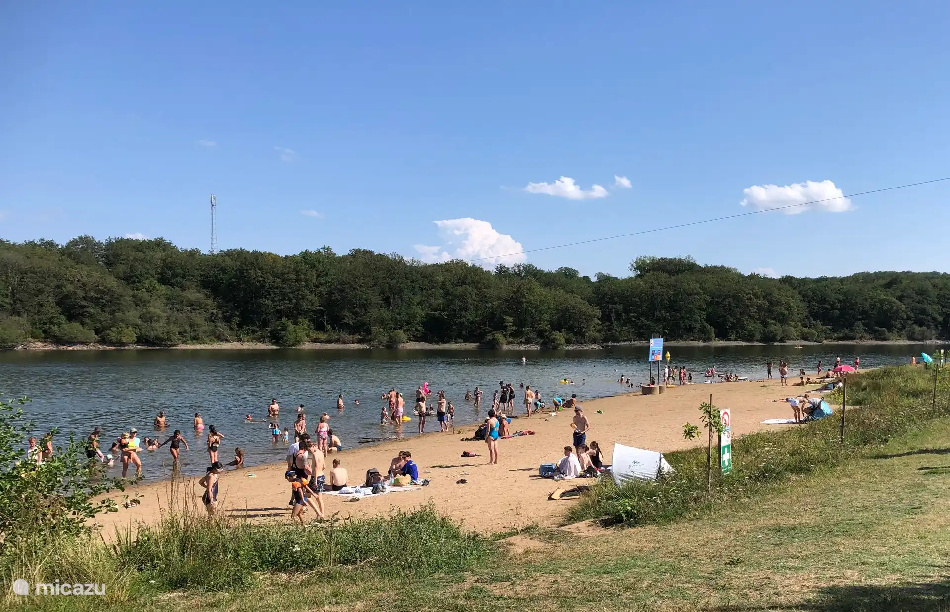 Zwemmen in Sidialles 