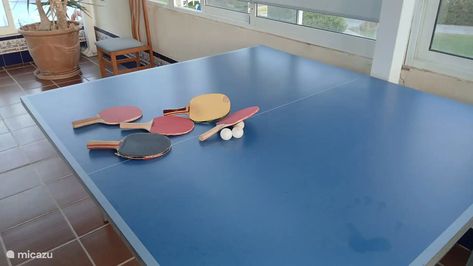 Tafeltennis in de bibliotheek