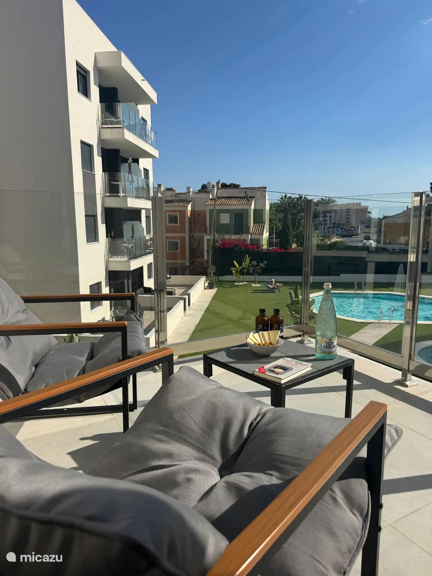 Terrasse des Hauptschlafzimmers