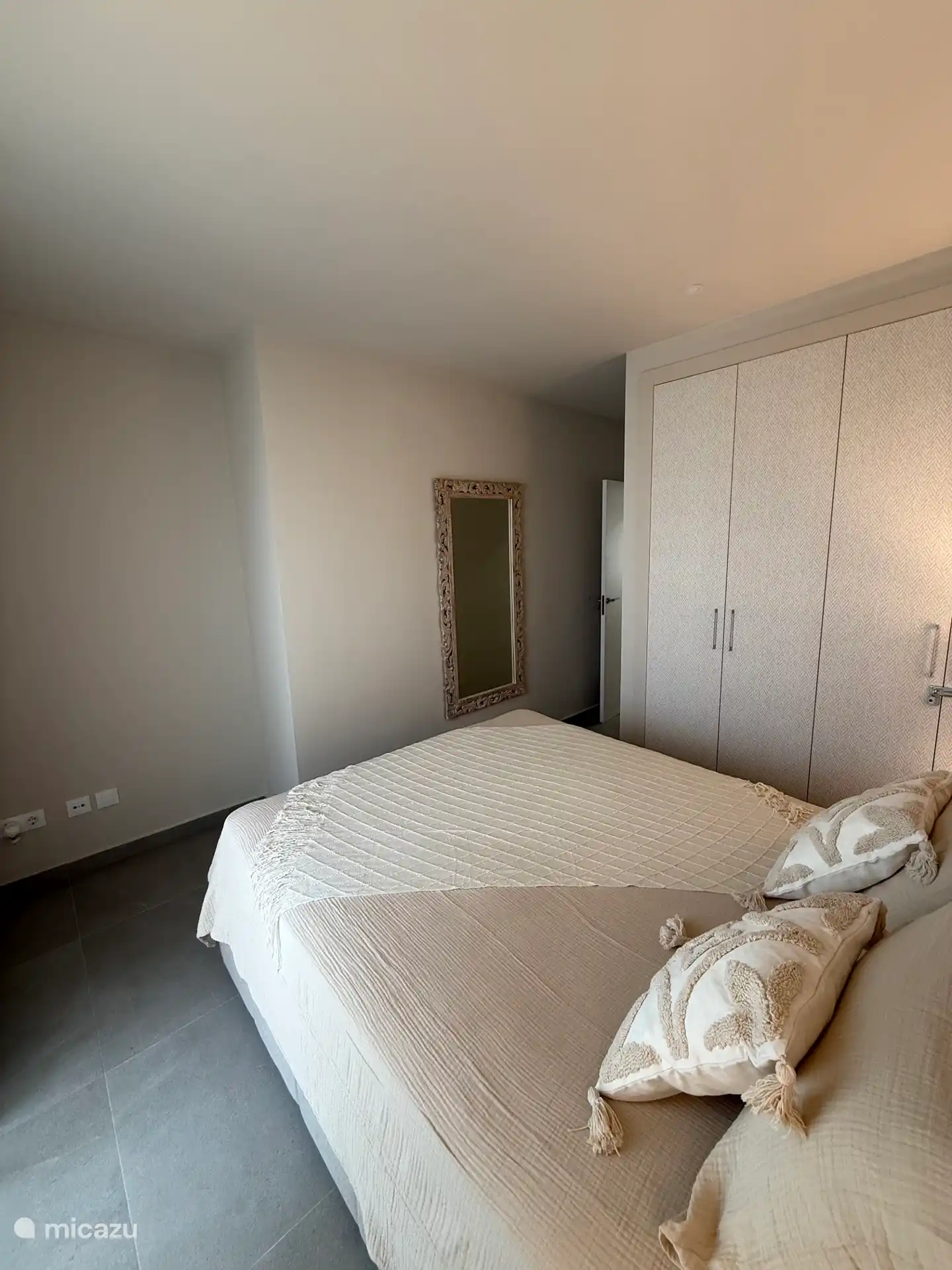 Master bedroom with fitted wardrobes