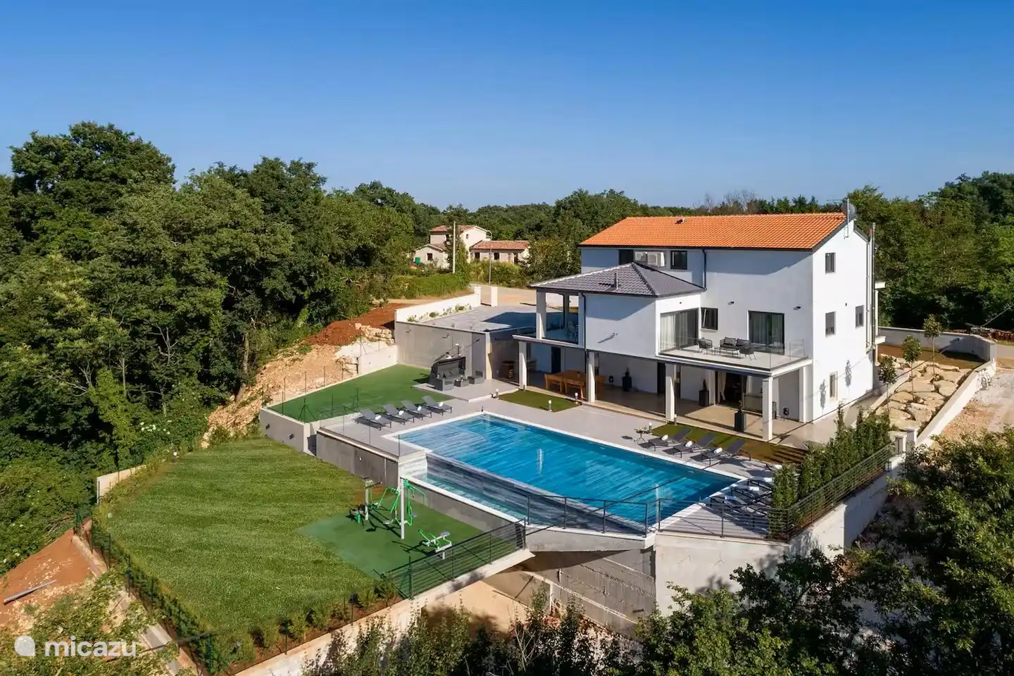 The villa
