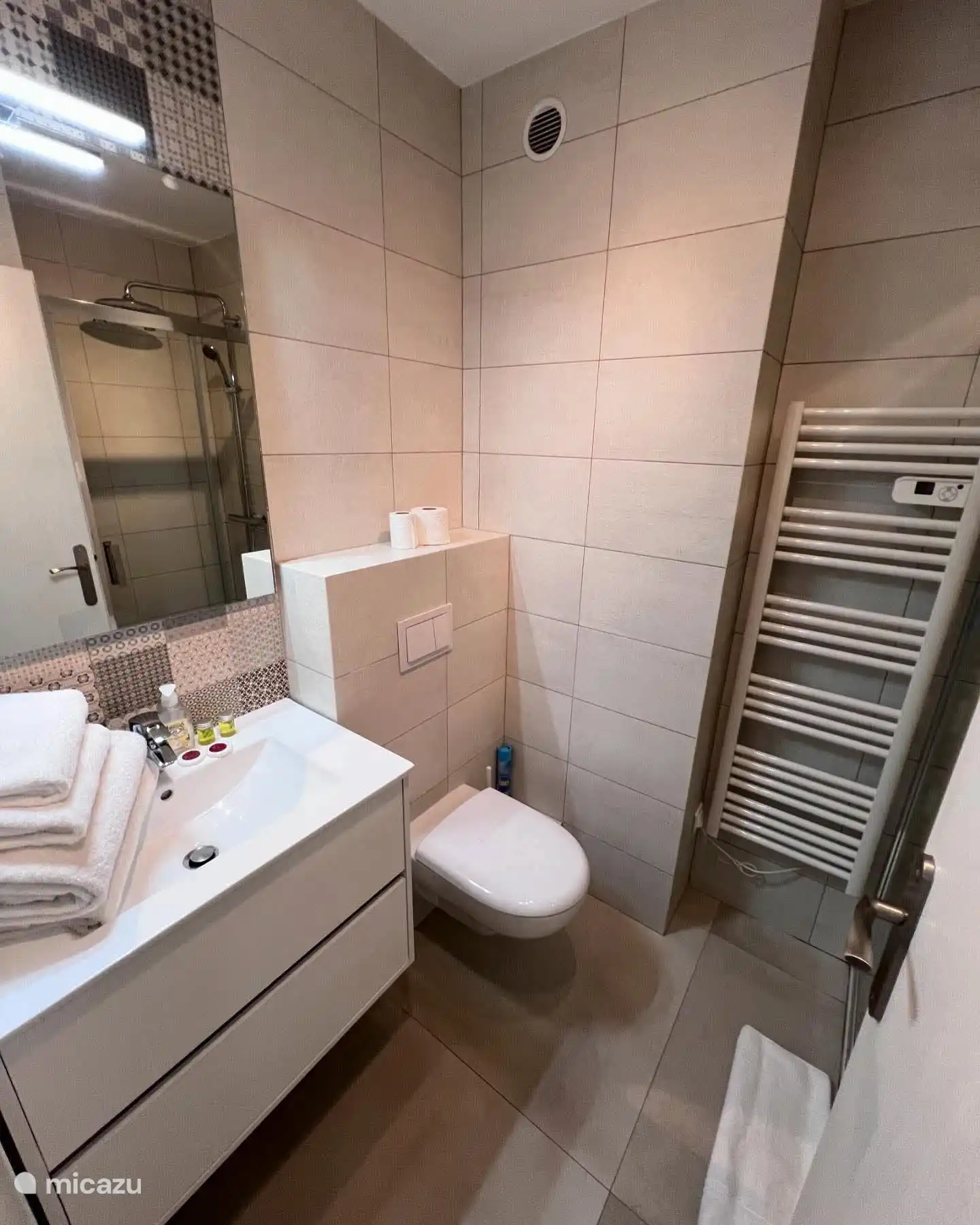 Badkamer met inloopdouche 