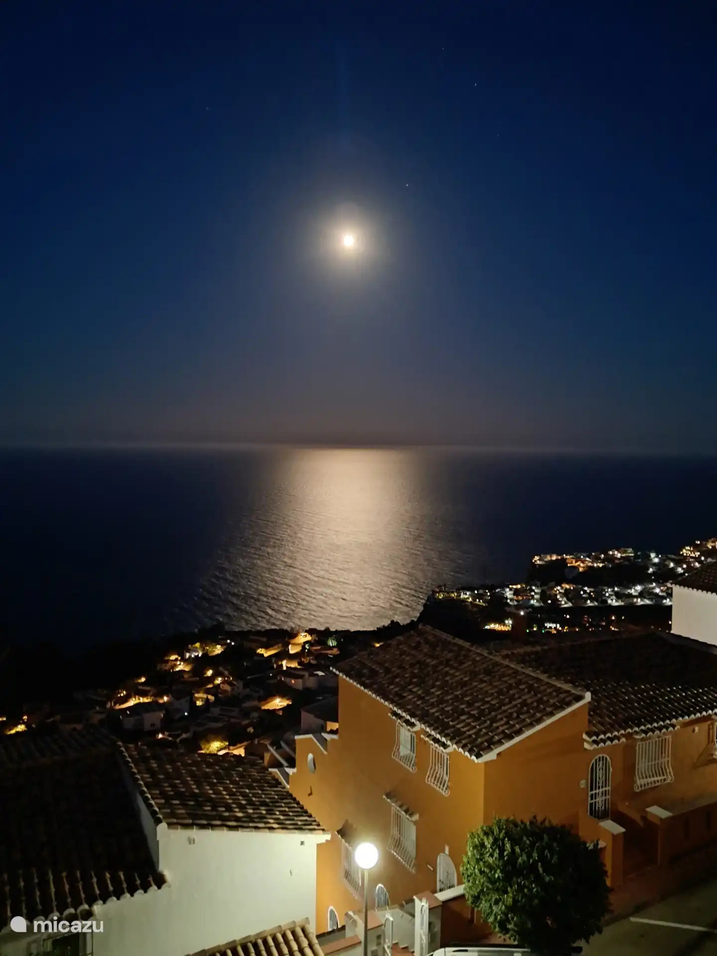 Nachtblick auf das Meer