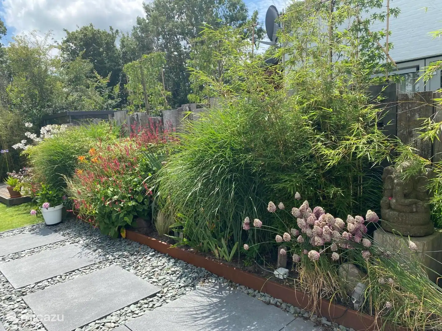 Tuin met borders