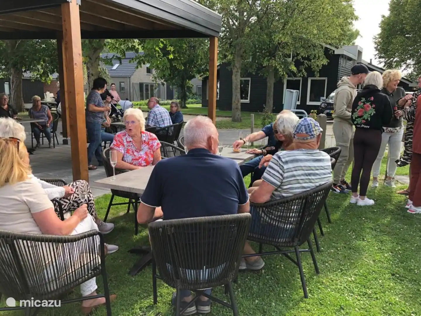 Terras op het park
