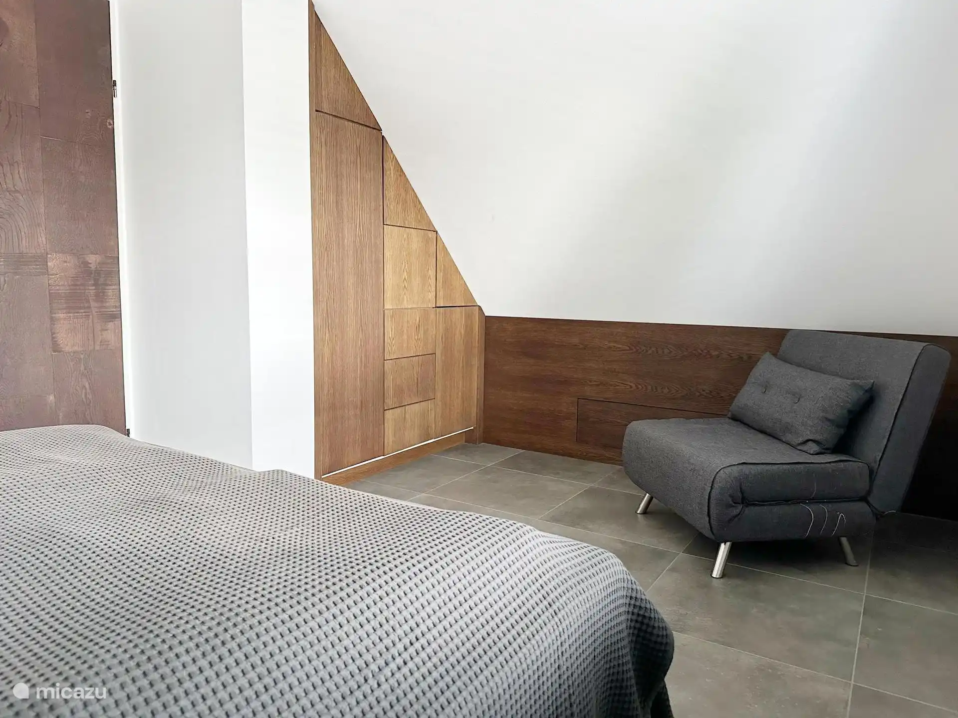 Slaapkamer met zithoek