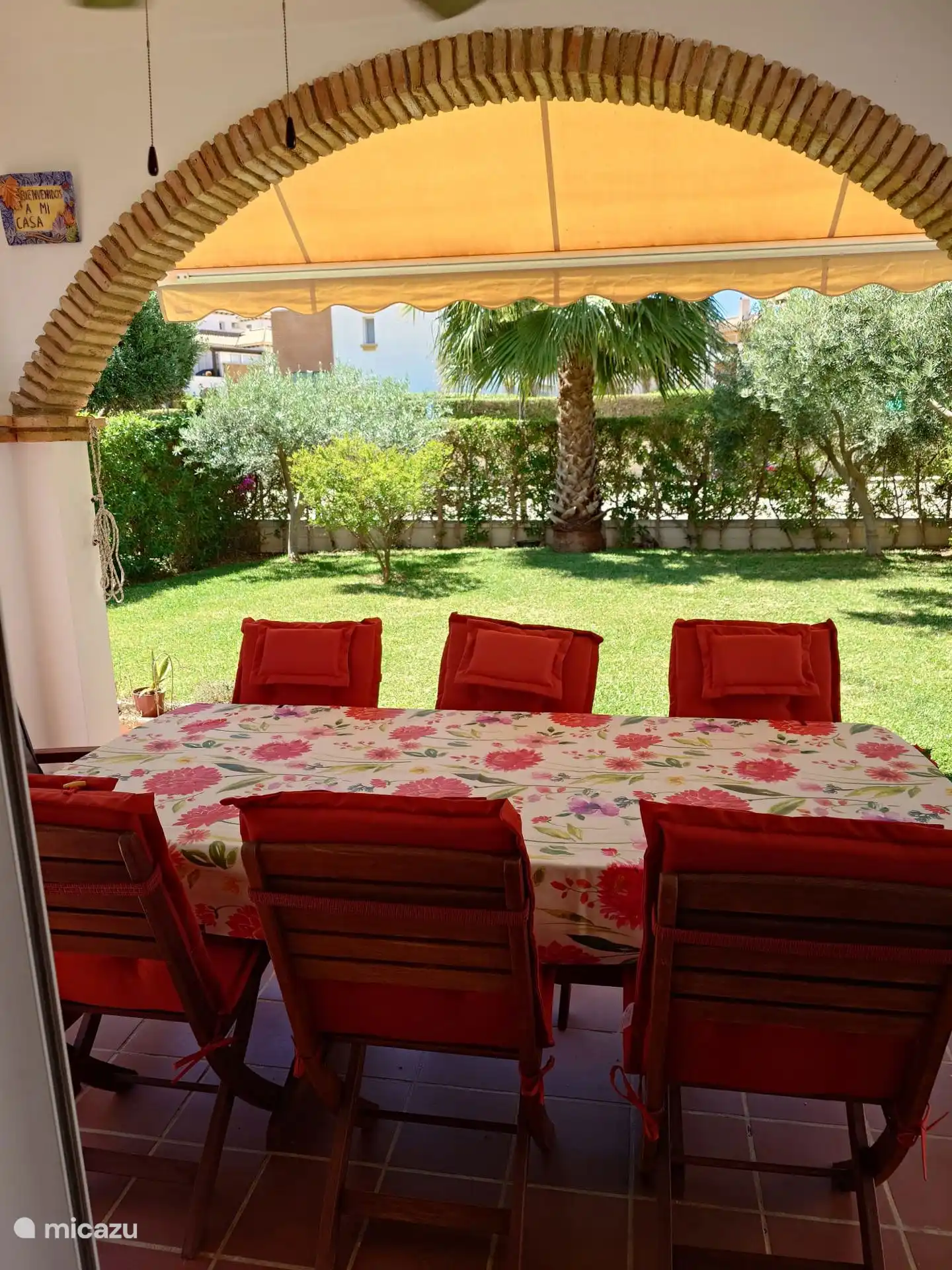 Veranda en tuin