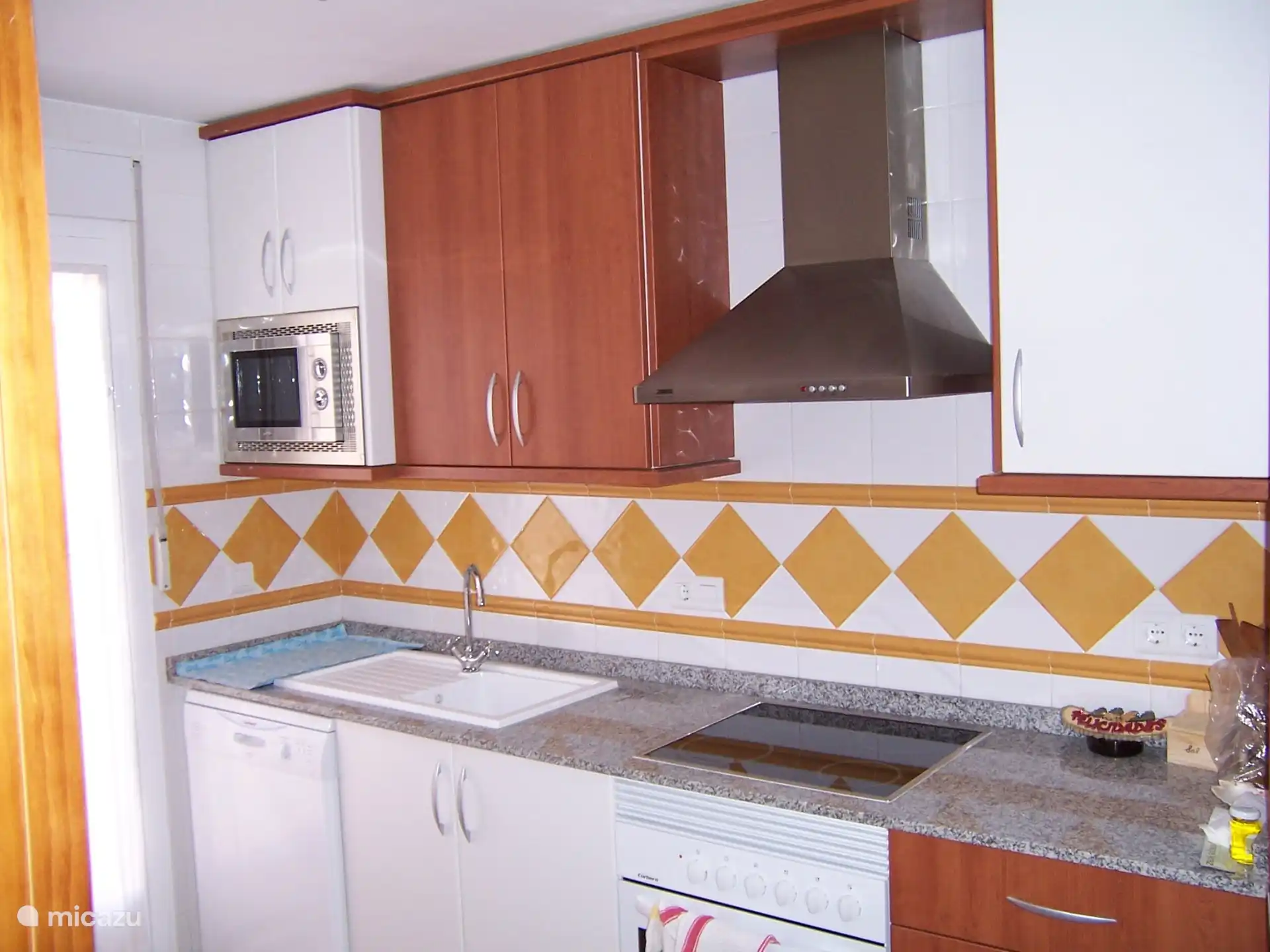 Uitzicht op de keuken