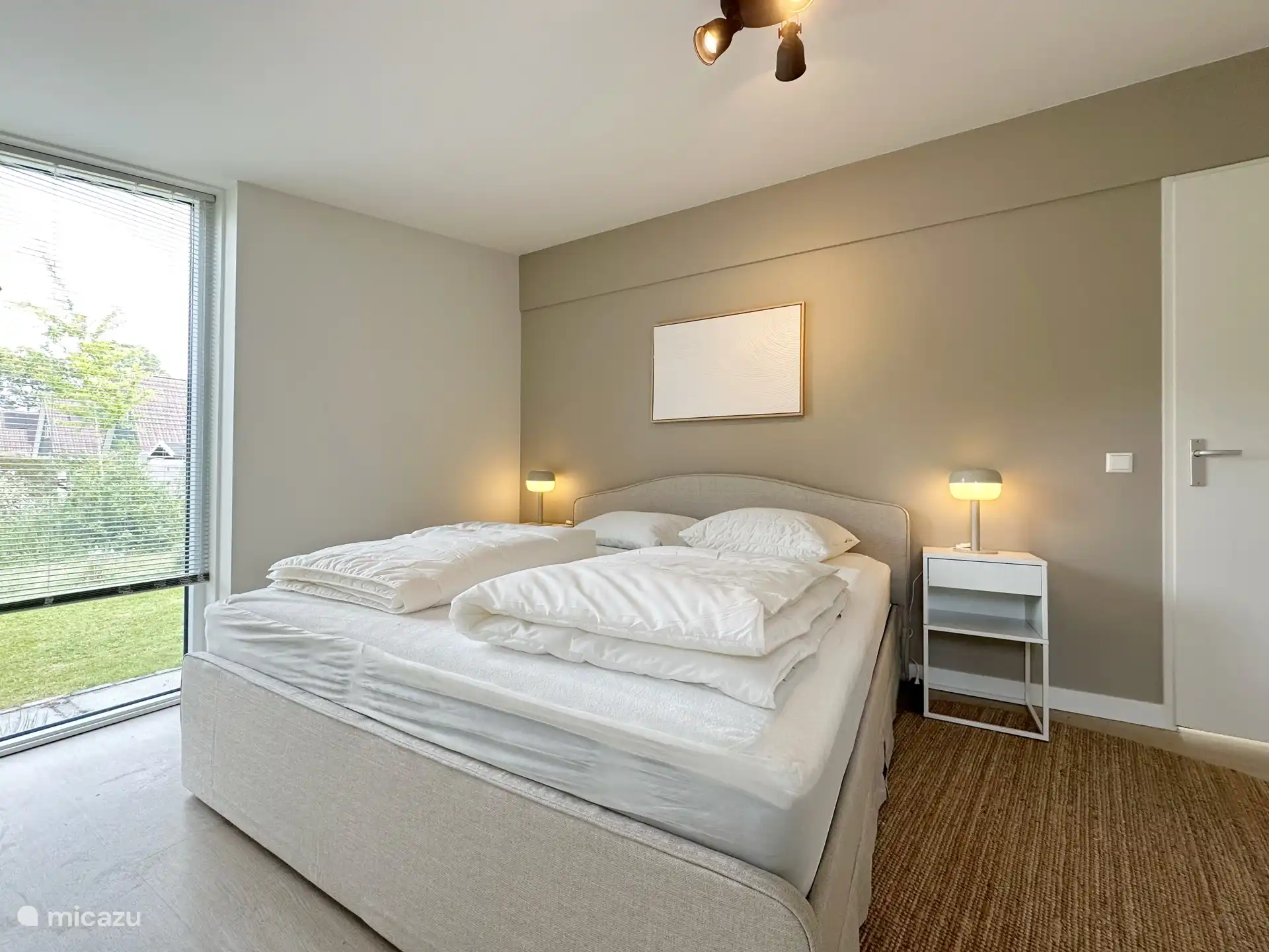 Slaapkamer met tweepersoonsbed