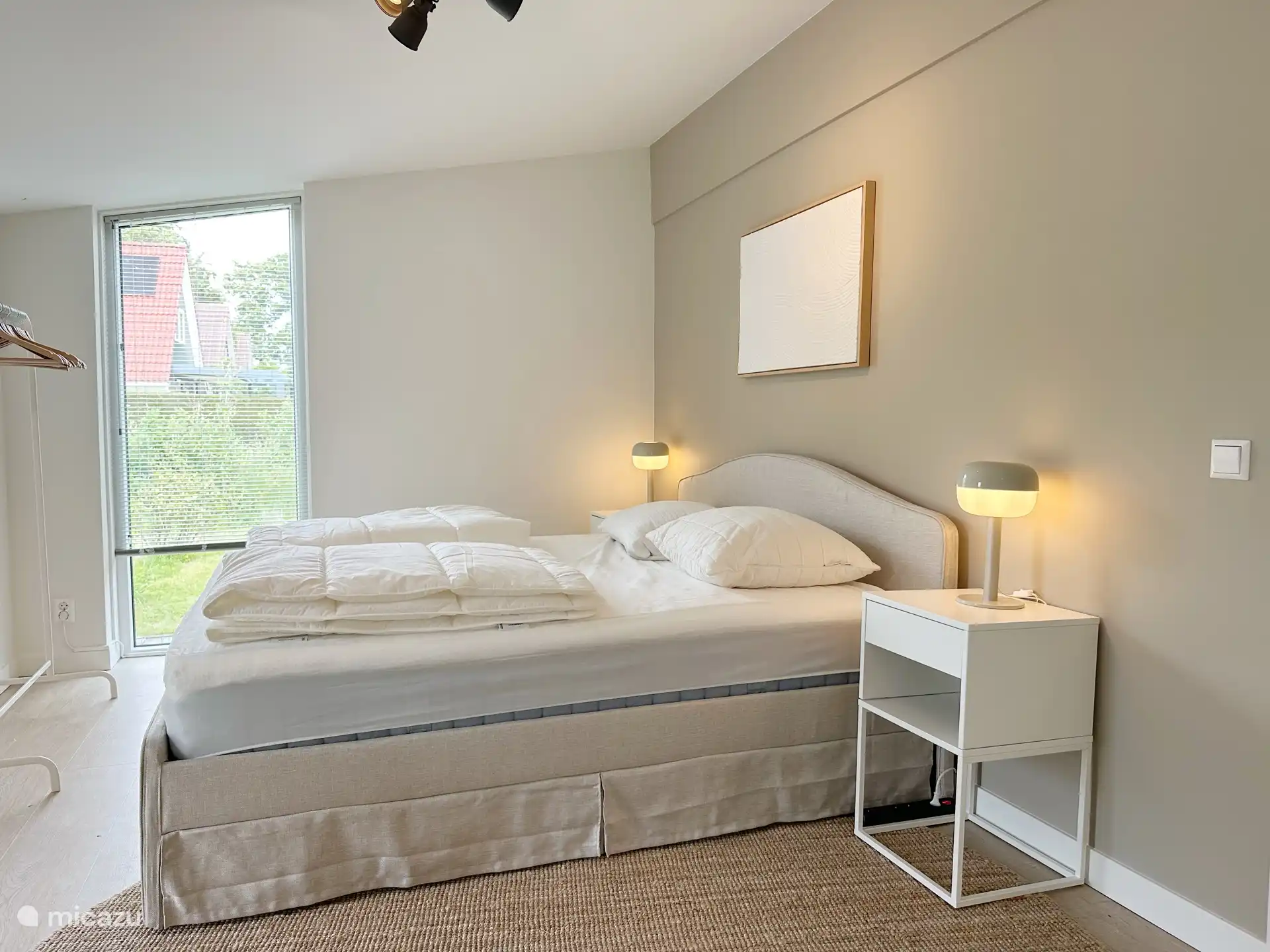 Slaapkamer met tweepersoonsbed