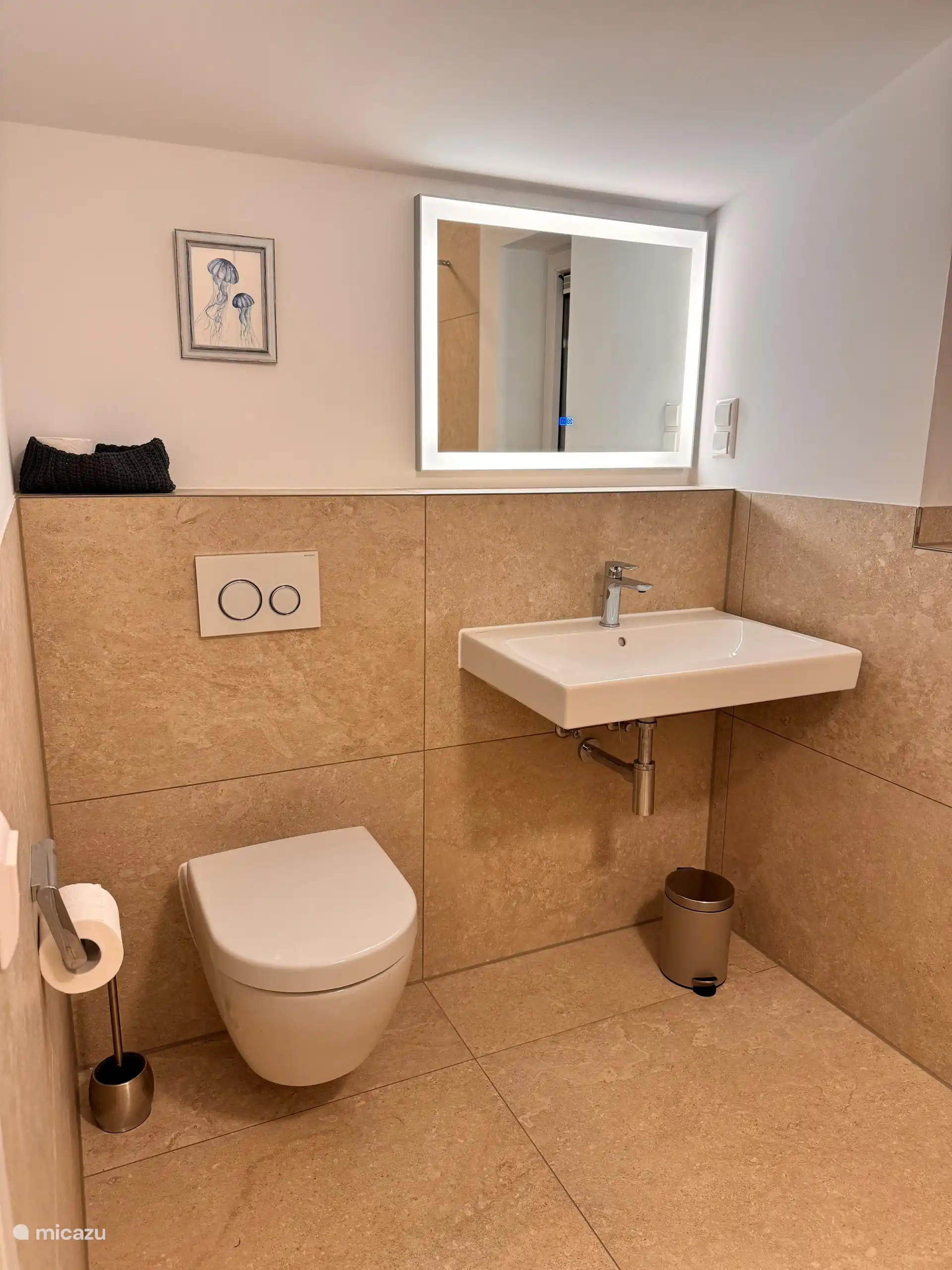 Badkamer met toilet