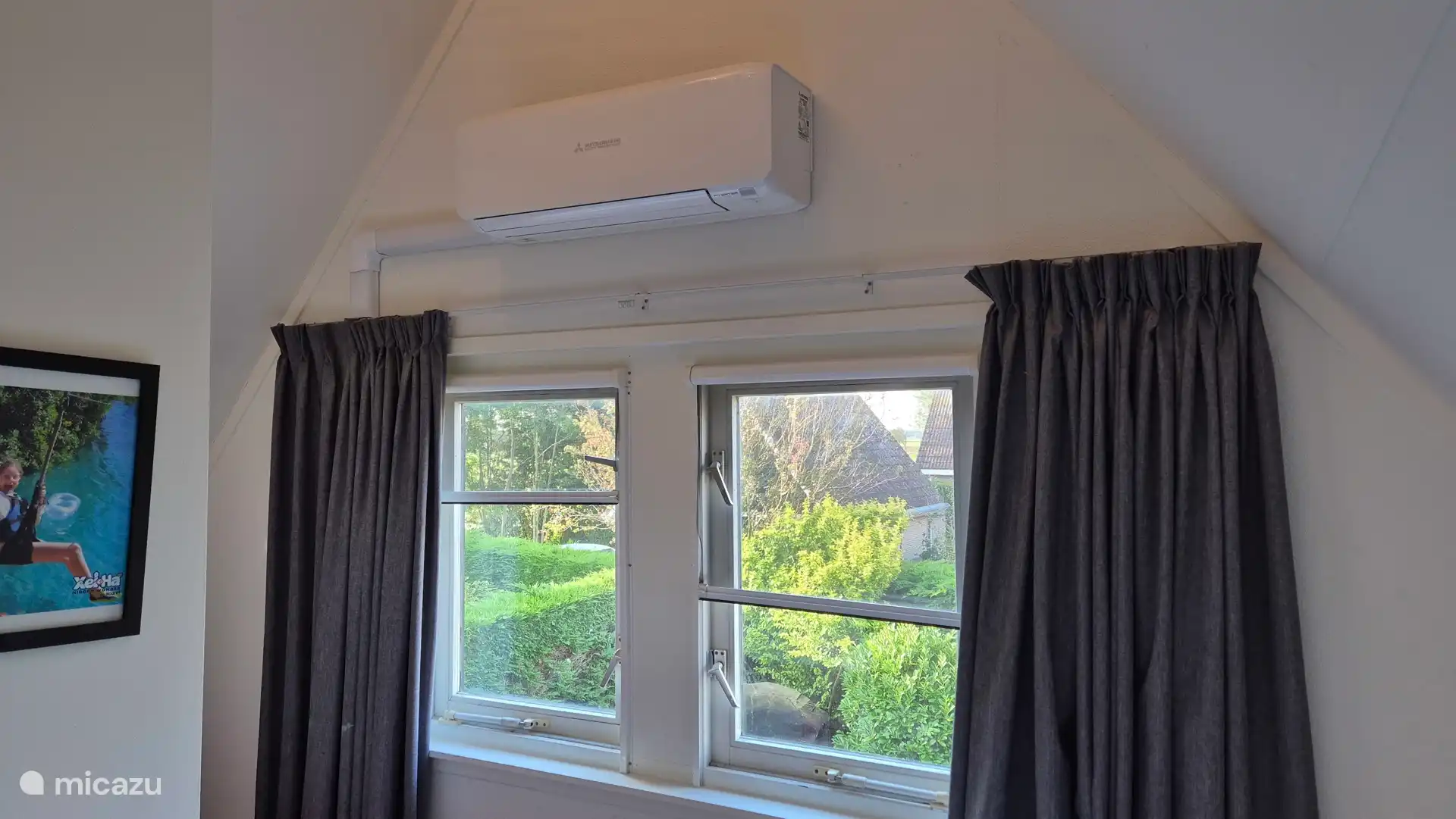 Slaapkamer met airco