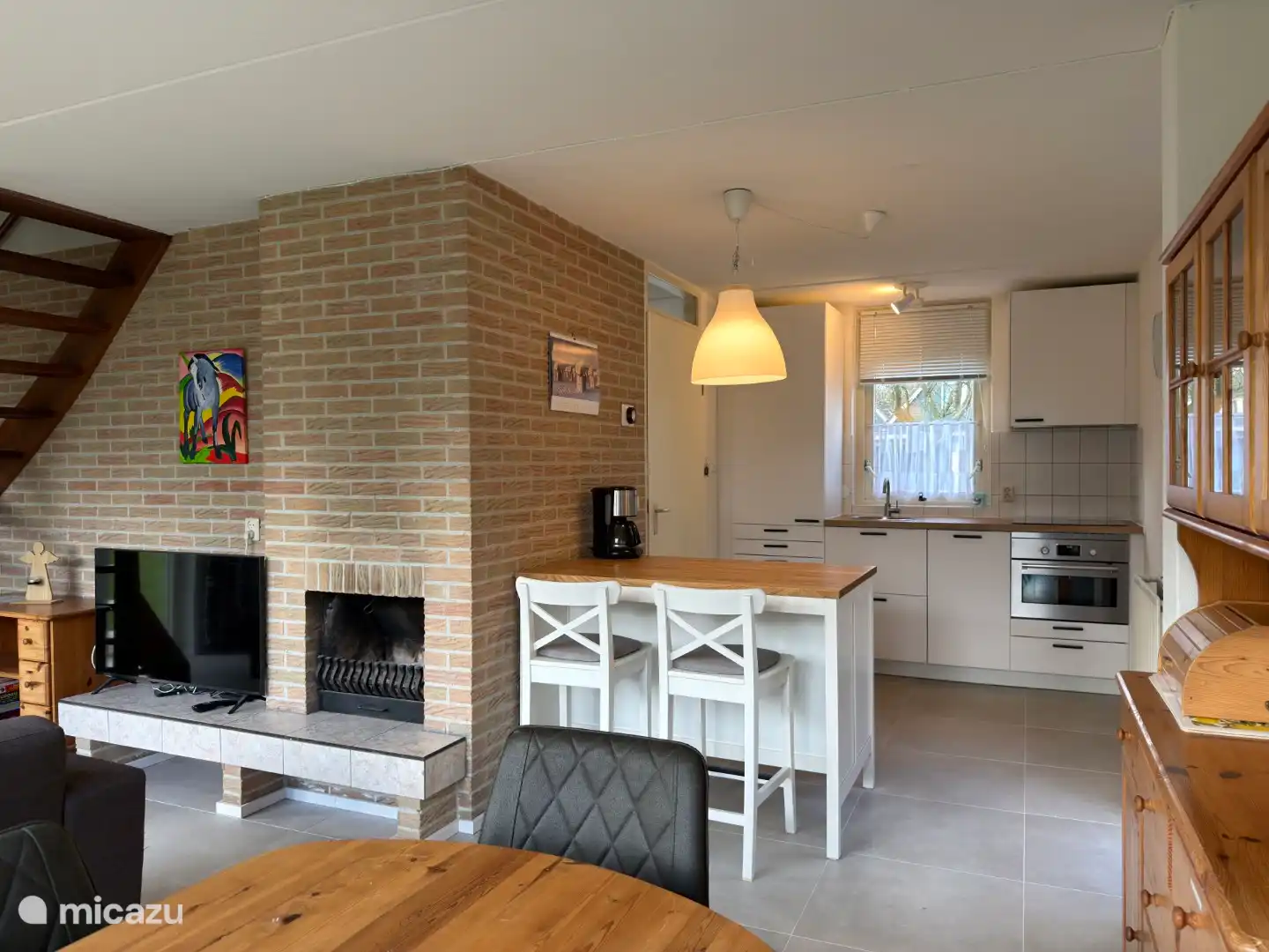 Woonkamer en keuken