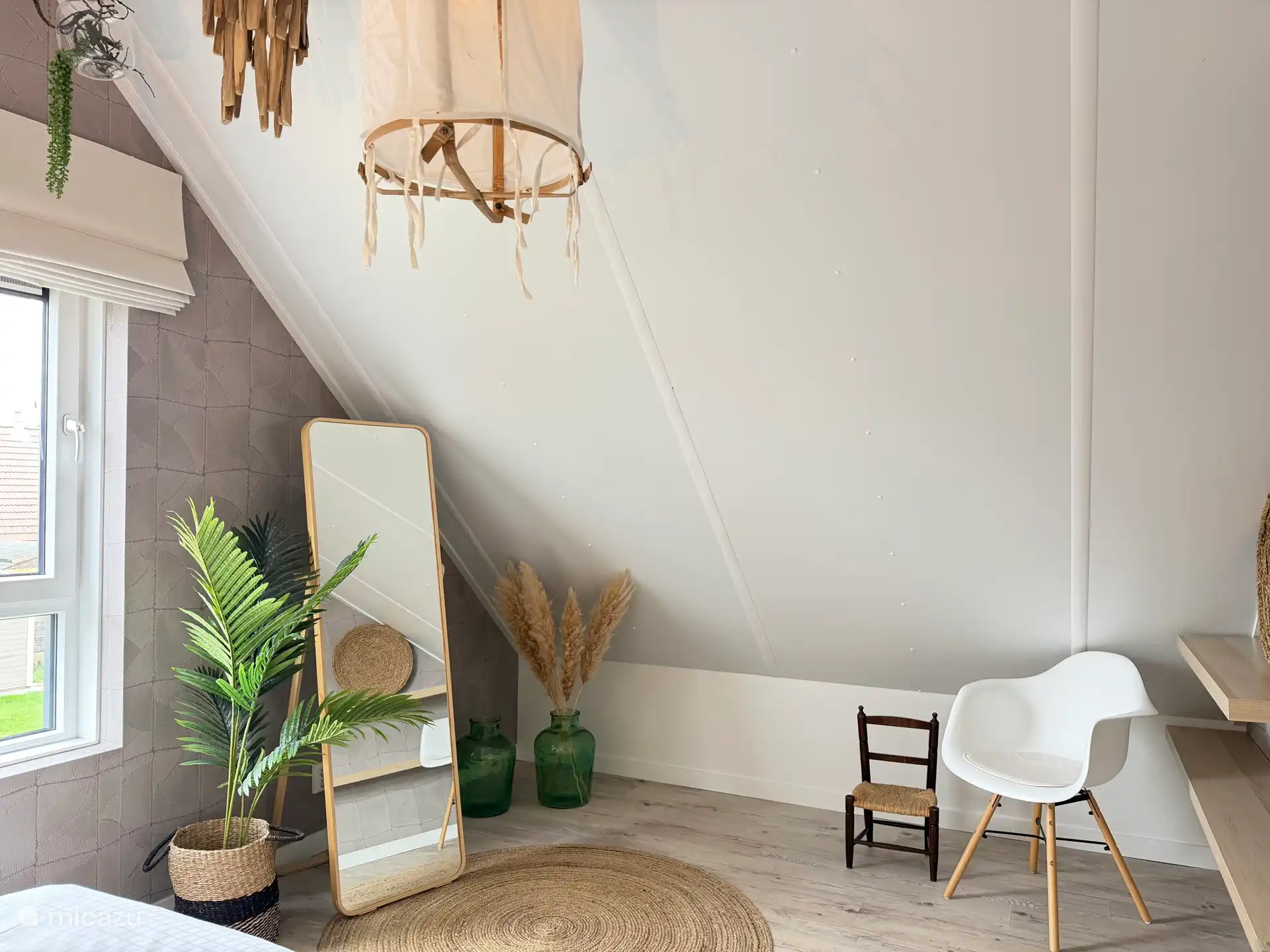 Slaapkamer met zithoek