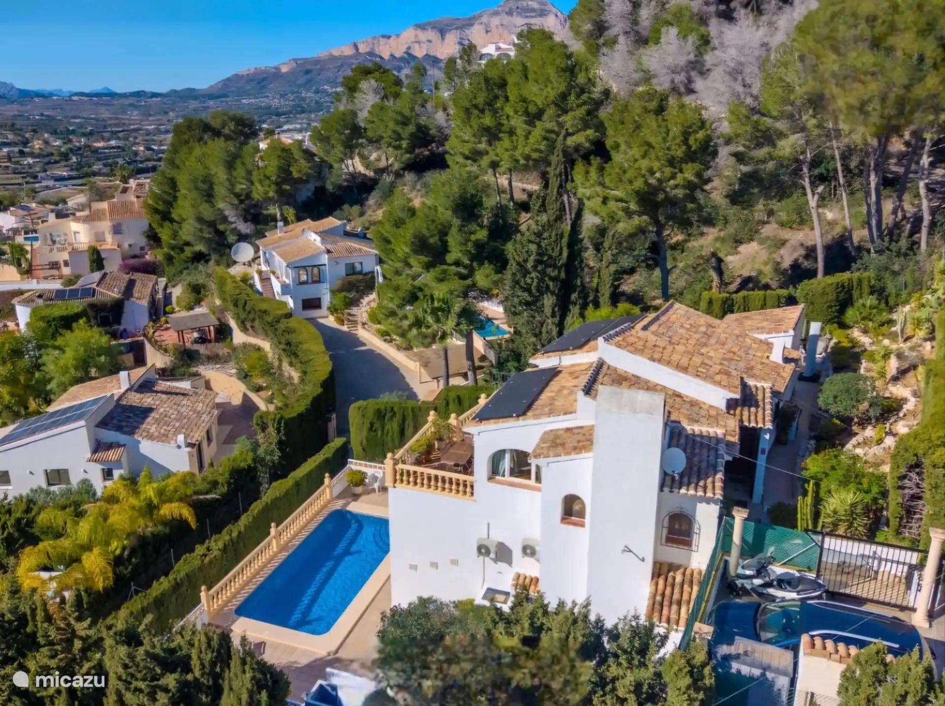 La villa con vistas