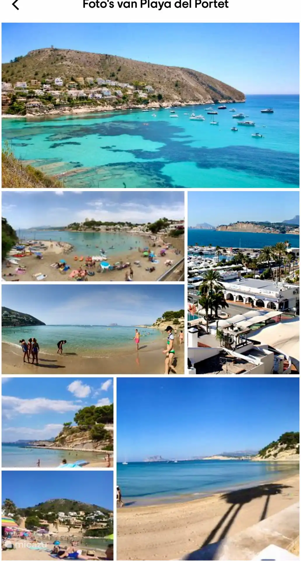 Beautiful bays and beaches in Moraira.