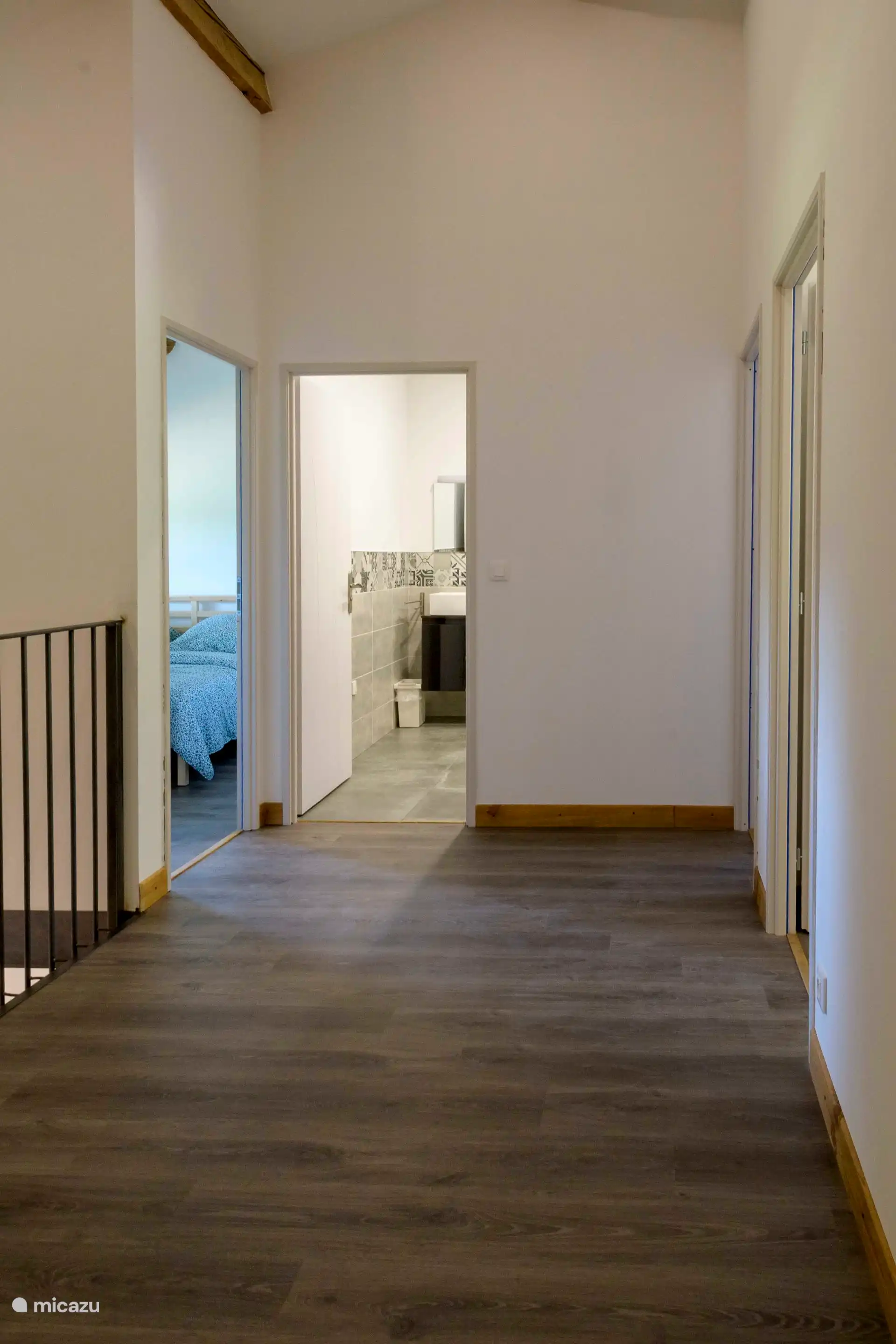 nachthal, badkamer en slaapkamers 2, 3 en 4