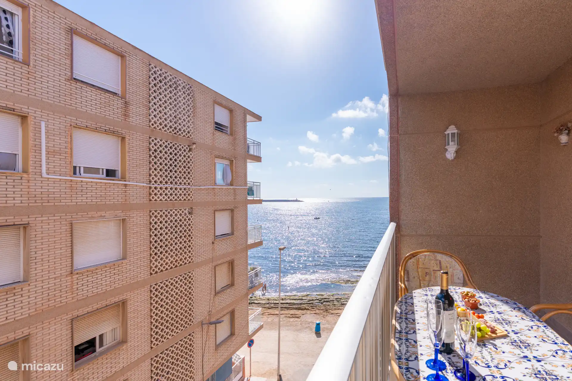 Balkon met zeezicht