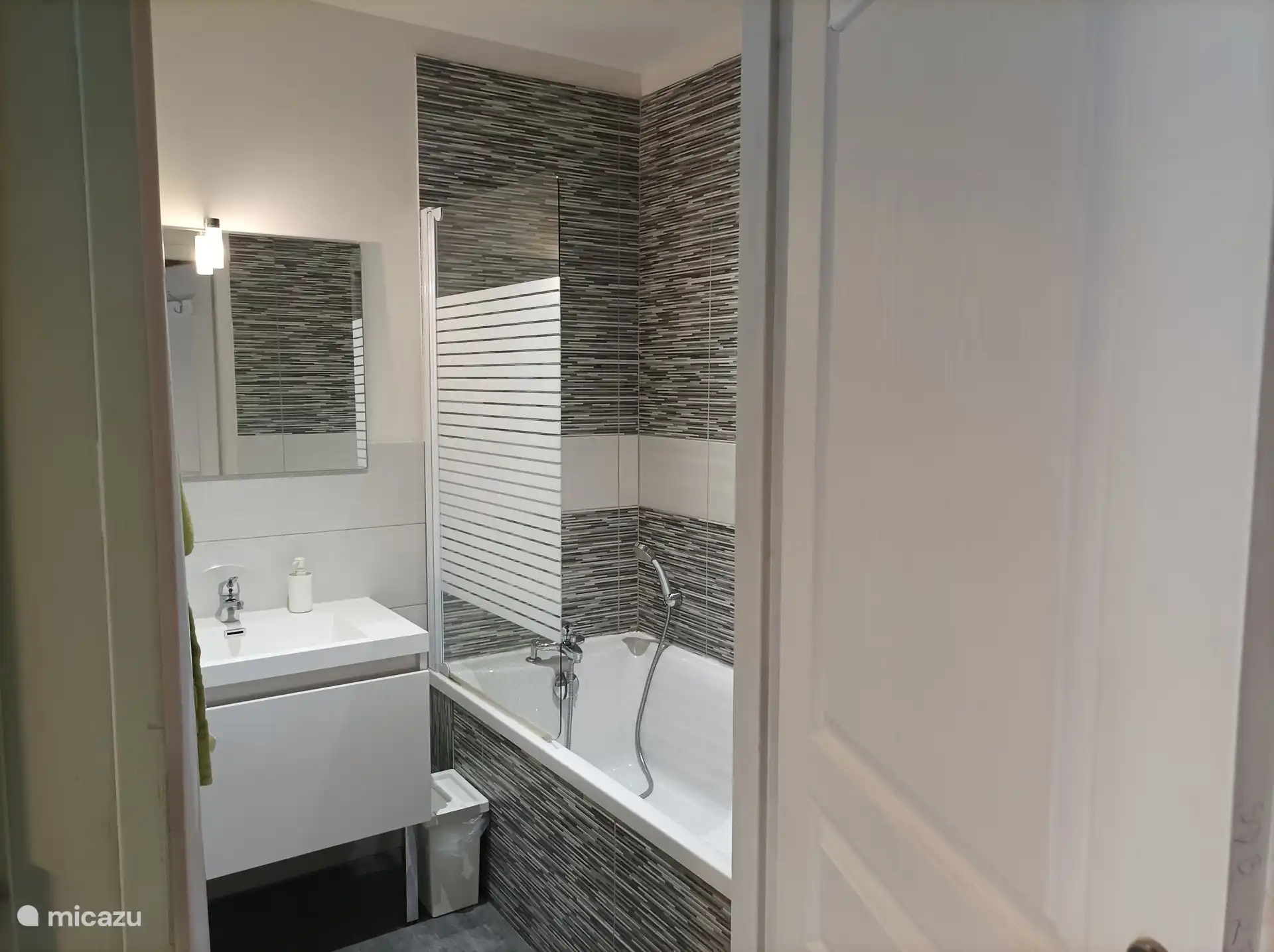 badkamer benedenverdieping, douche/bad , lavabo