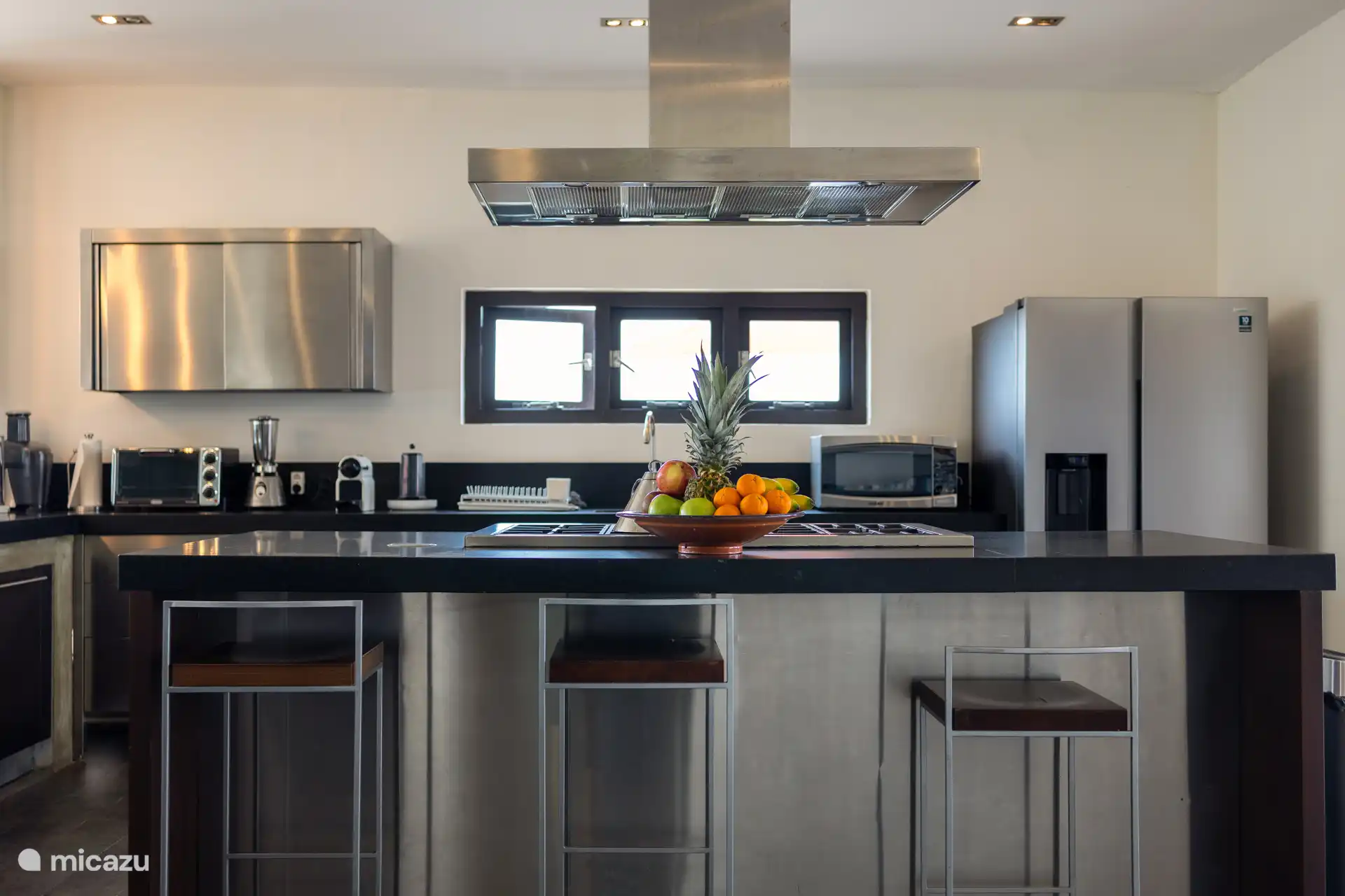 Cocina moderna abierta