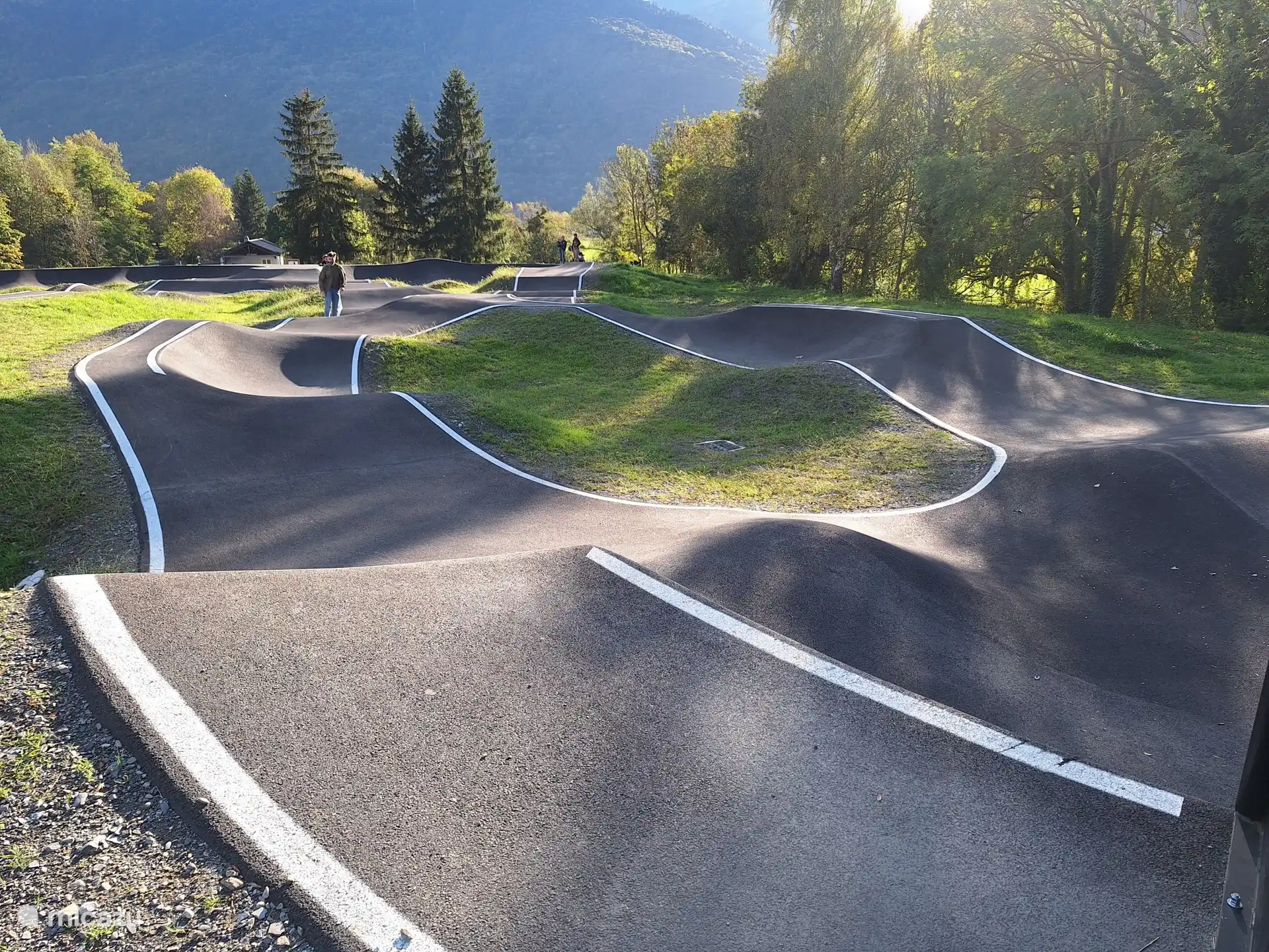Rollerblading area at Lake Badech