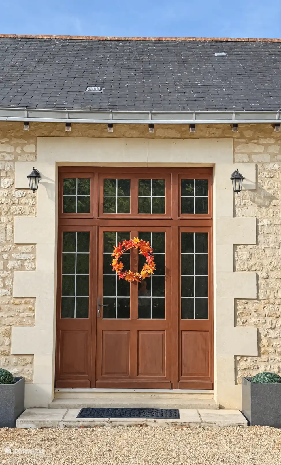 Grand front door.
