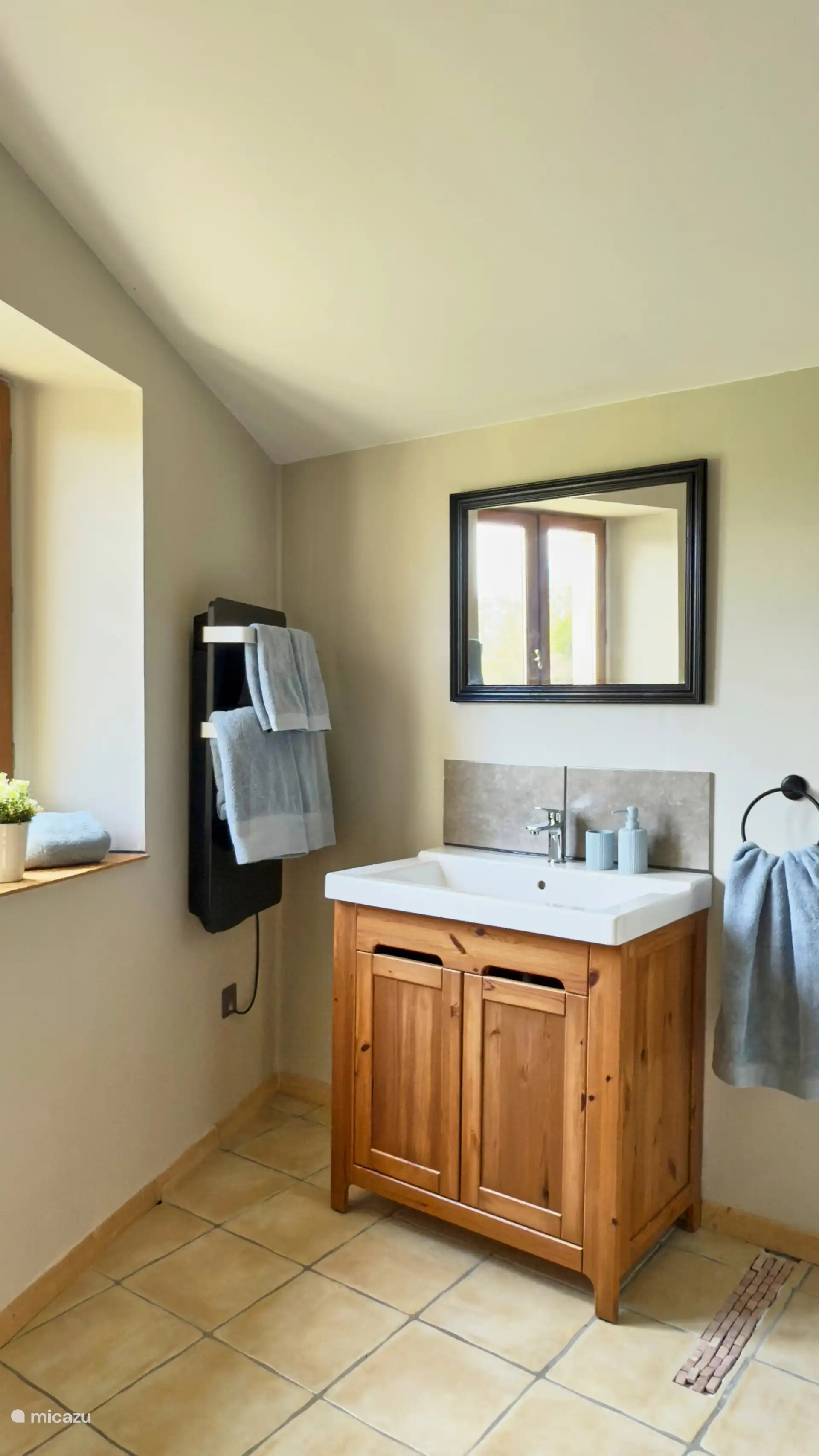 The Bathroom in the Chestnut View Guesthouse.