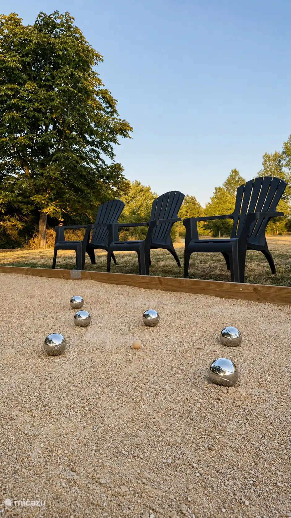 Pétanque in the Garden. 