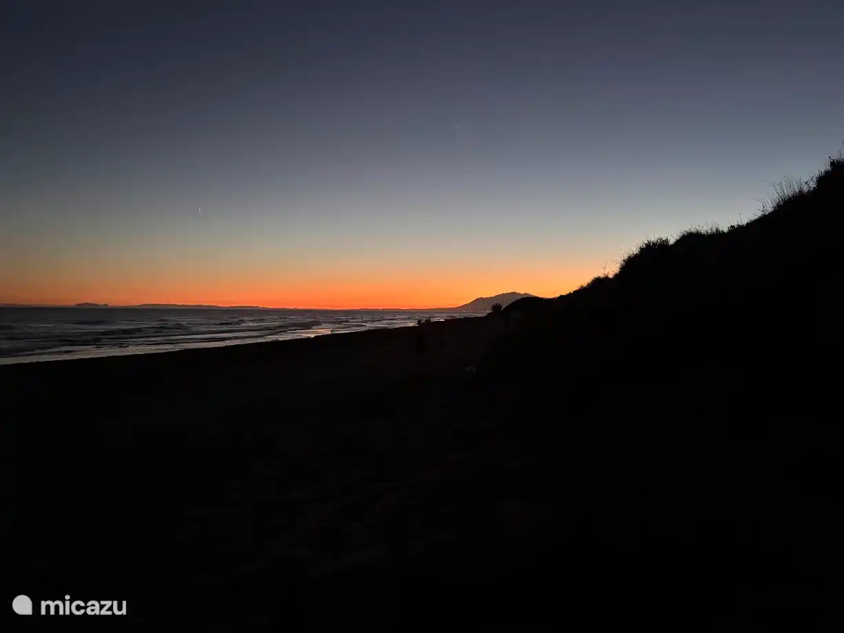 Avond op het strand.