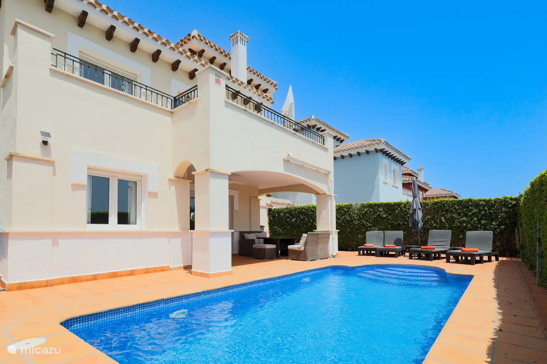 villa, Los Alcázares, Costa Cálida, Espagne - Villa avec piscine orientée au sud