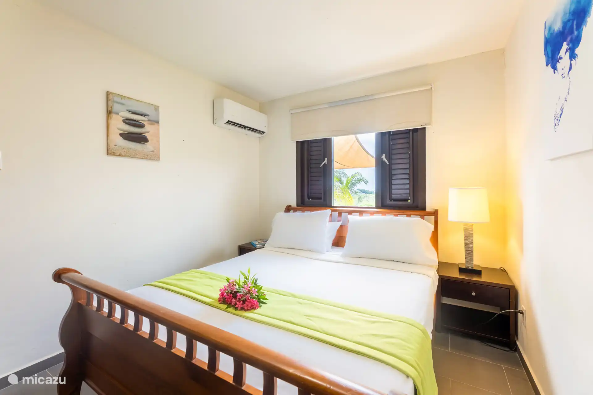 Slaapkamer met aircoditioning