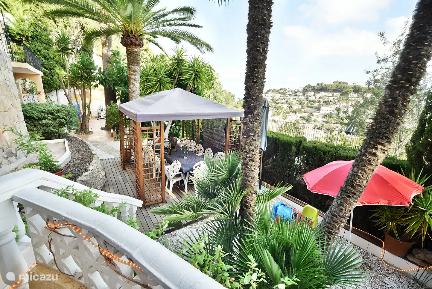 Vue sur la pergola