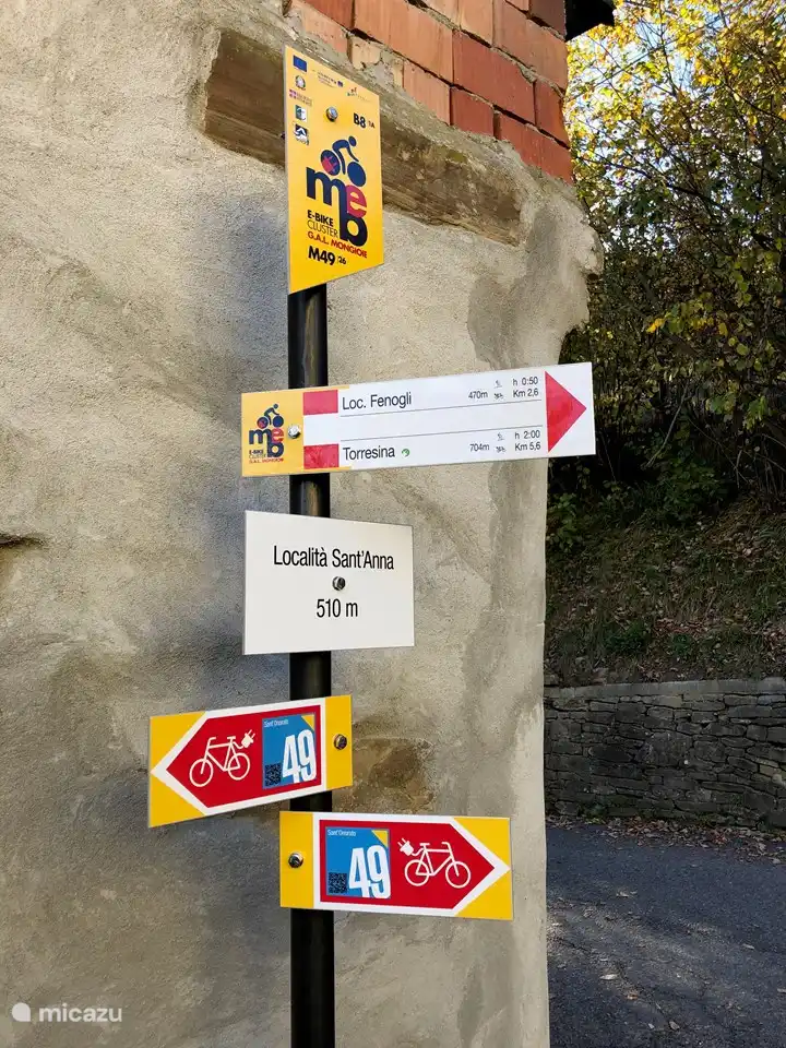 Wandel en fietsroutes vanuit Casa SantAnna.