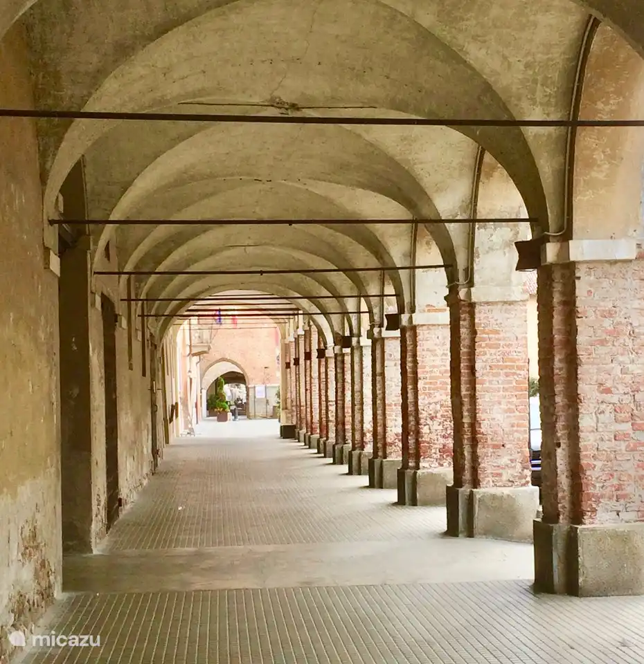 Arcades in Cuneo.